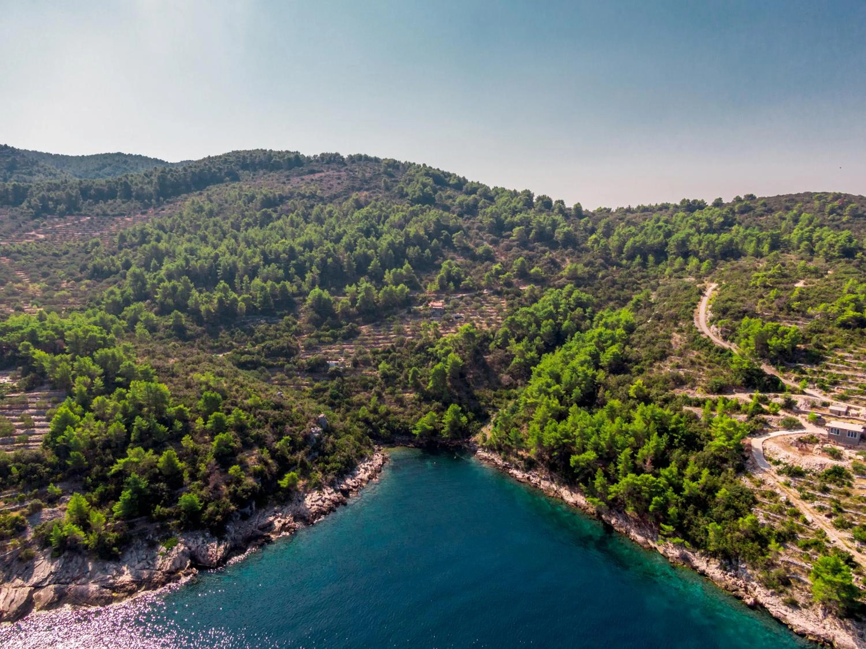 Natural landscape in Holiday home Maslinova