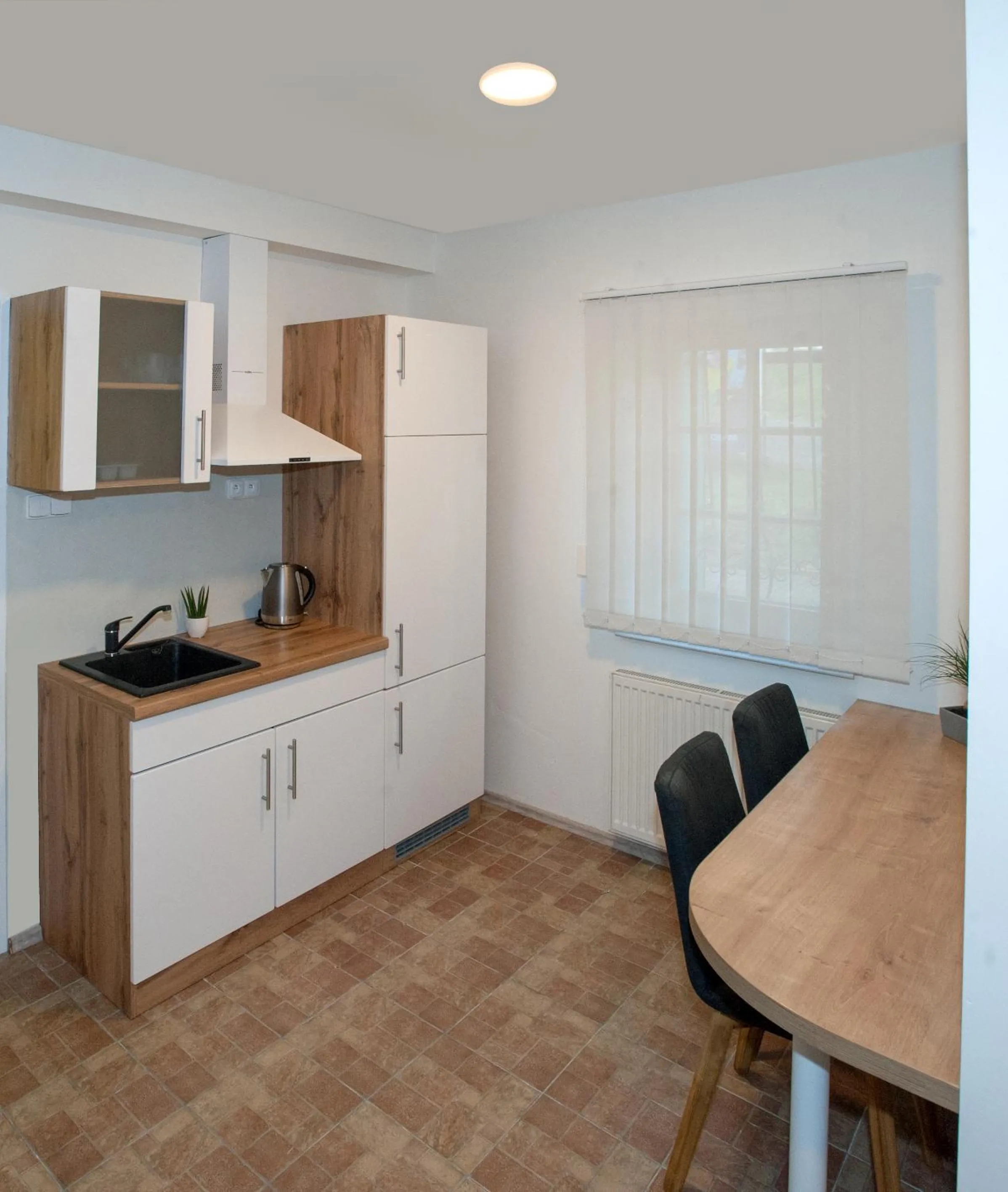 Kitchen or kitchenette in Čerti Apartmány