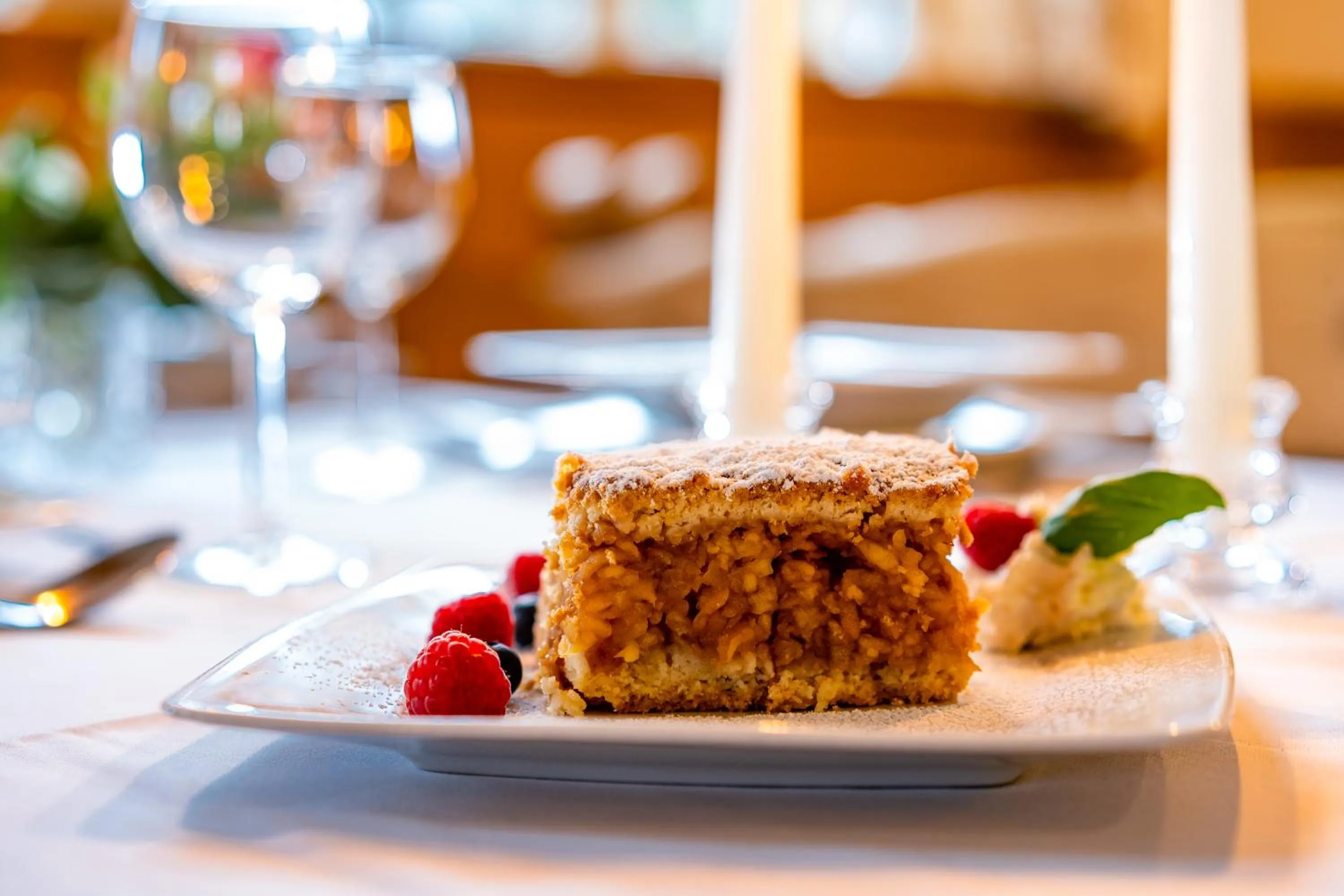 Food close-up in Willa Borowianka