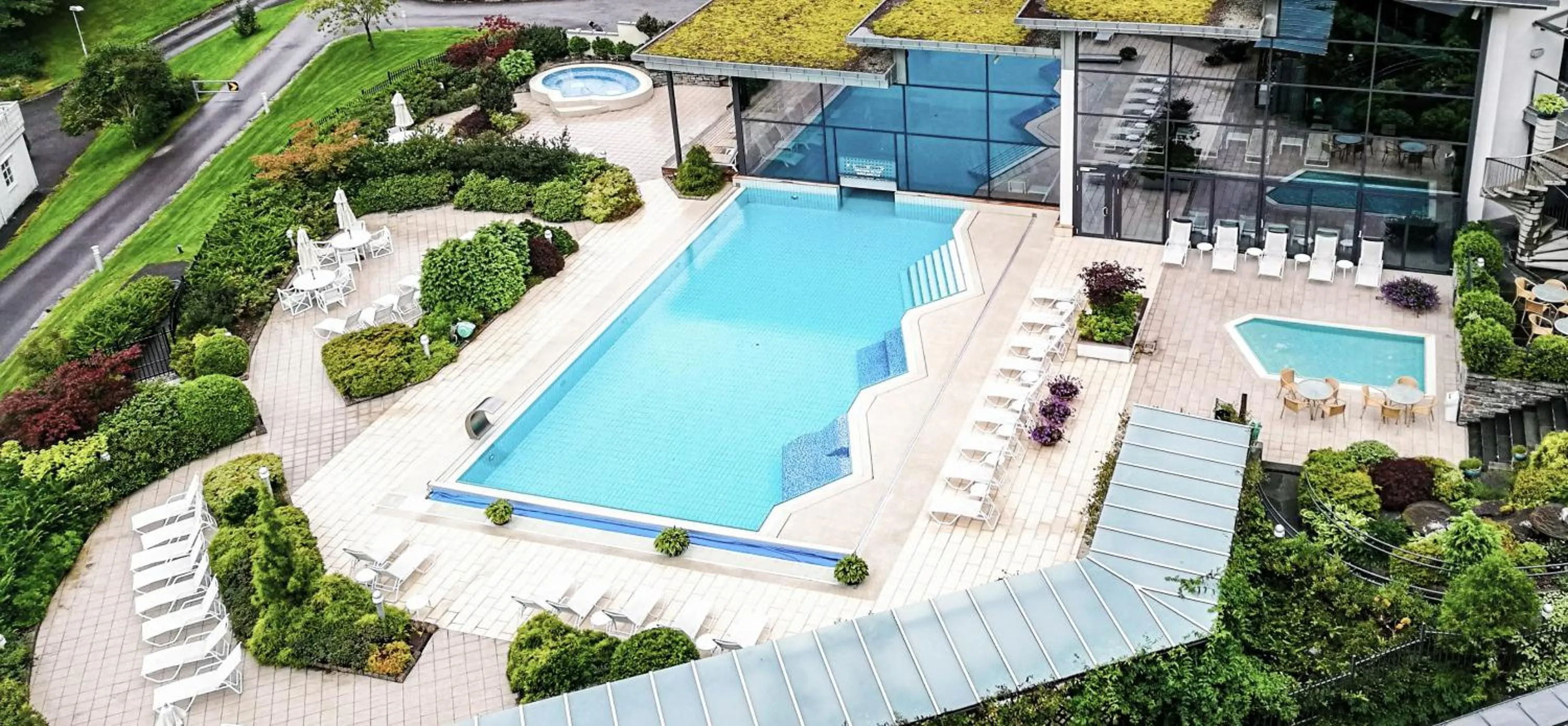 Bird's eye view in Hotel Alexandra Loen