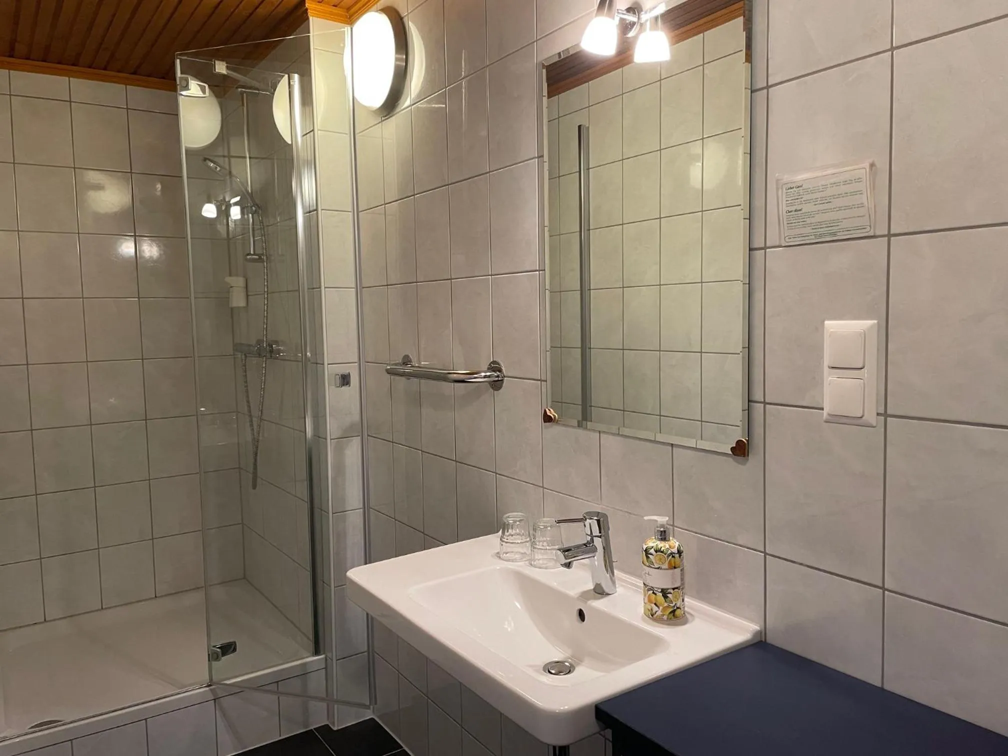 Bathroom in Gasthof Martinihof