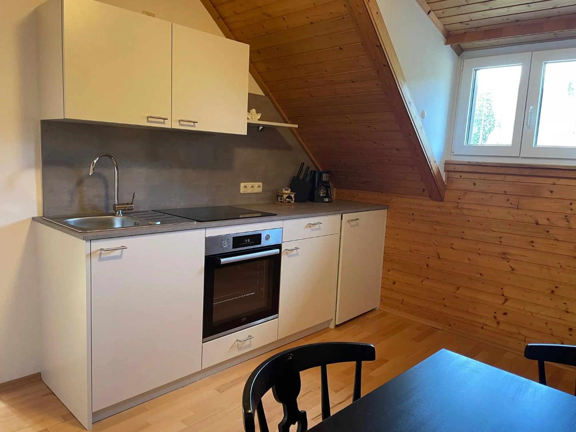 Kitchen or kitchenette in Gasthof Martinihof