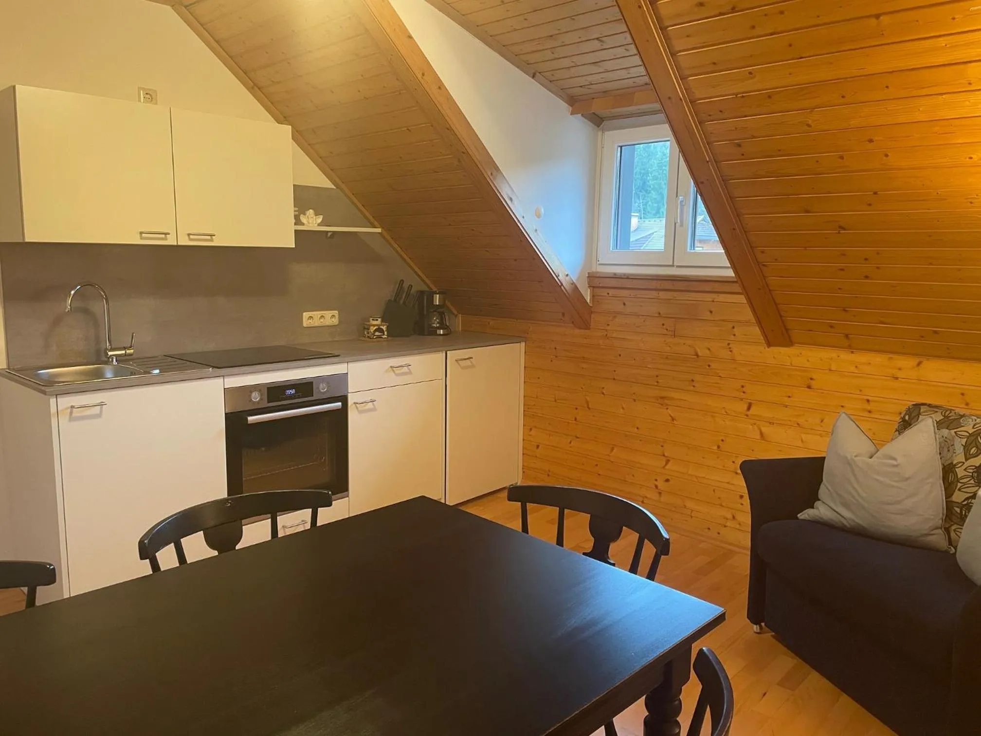 Kitchen or kitchenette in Gasthof Martinihof