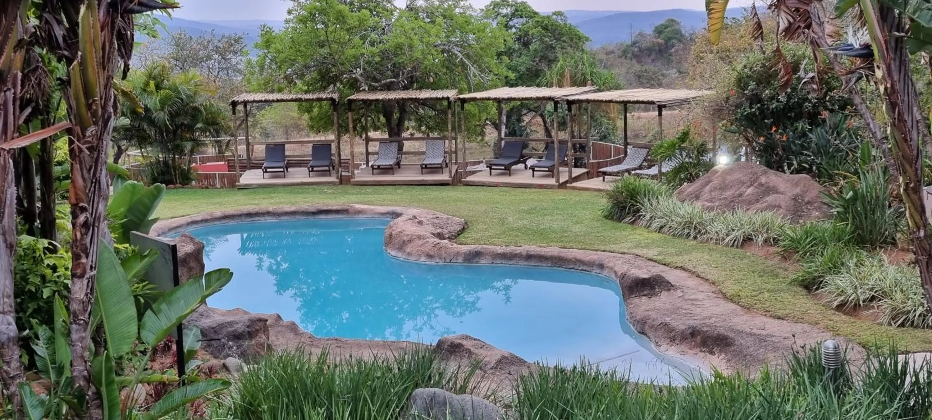 Pool view in Umbhaba Eco Lodge