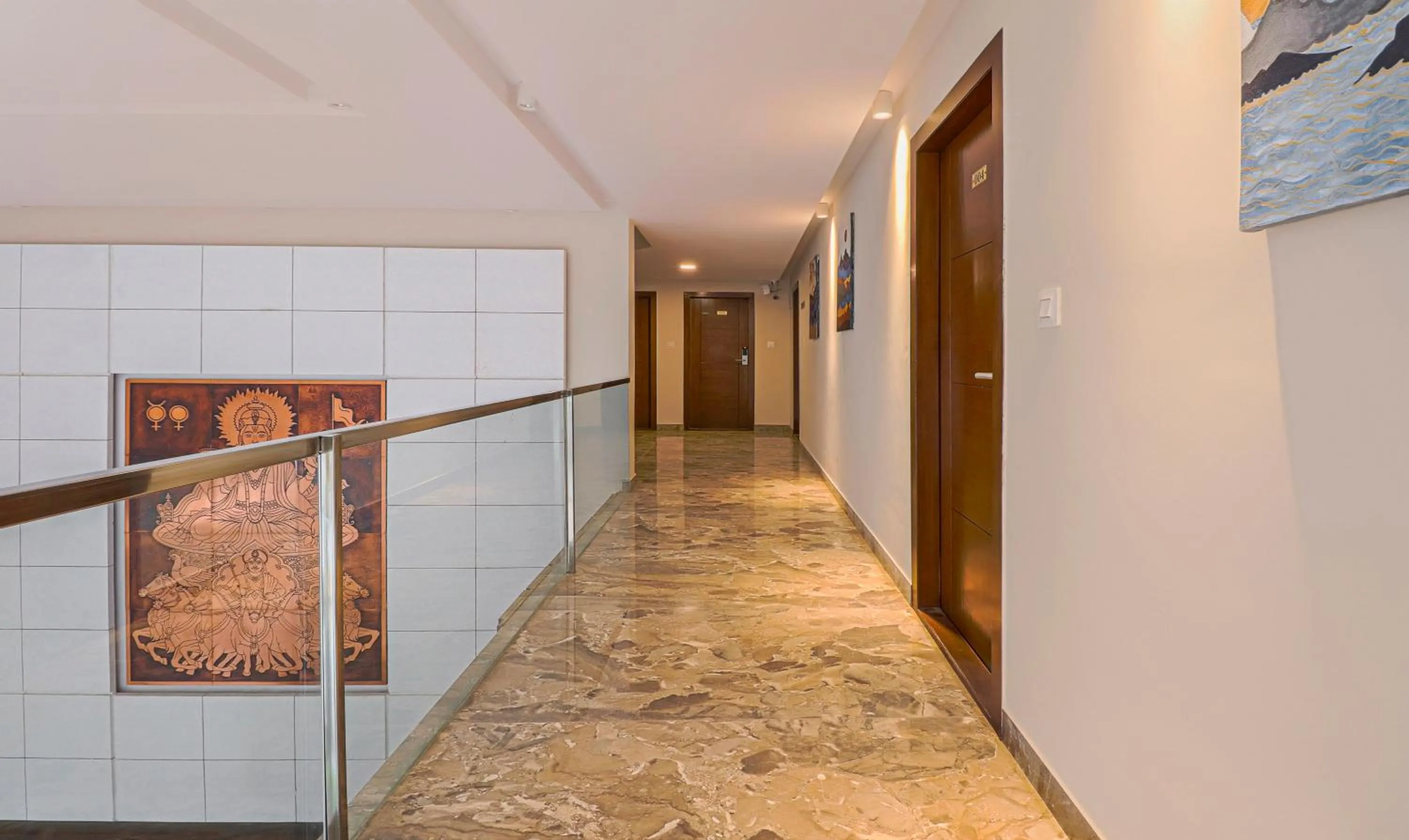 Lobby or reception in Treebo YC Grand Boutique, Electronic City