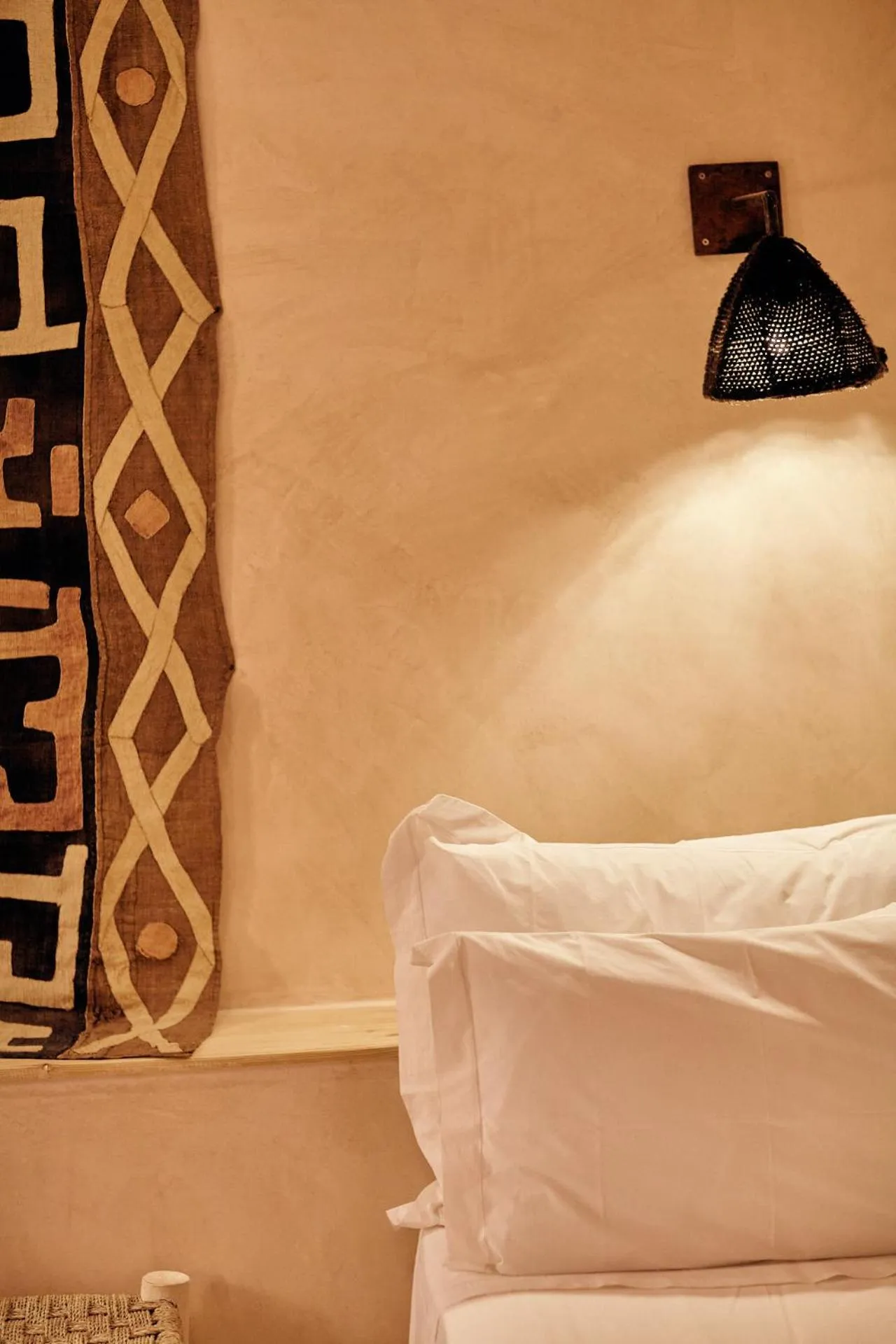 Bed in Riad Caravane