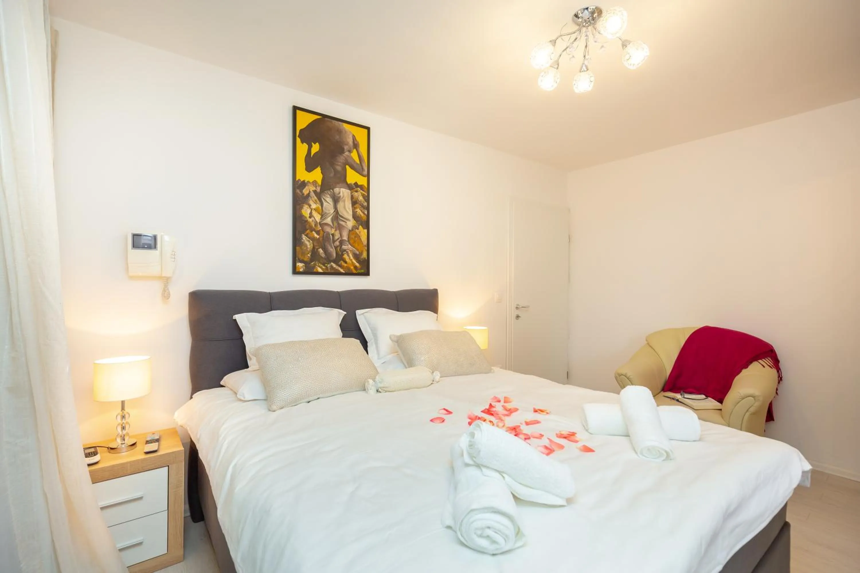 Bed in Guest House Steel