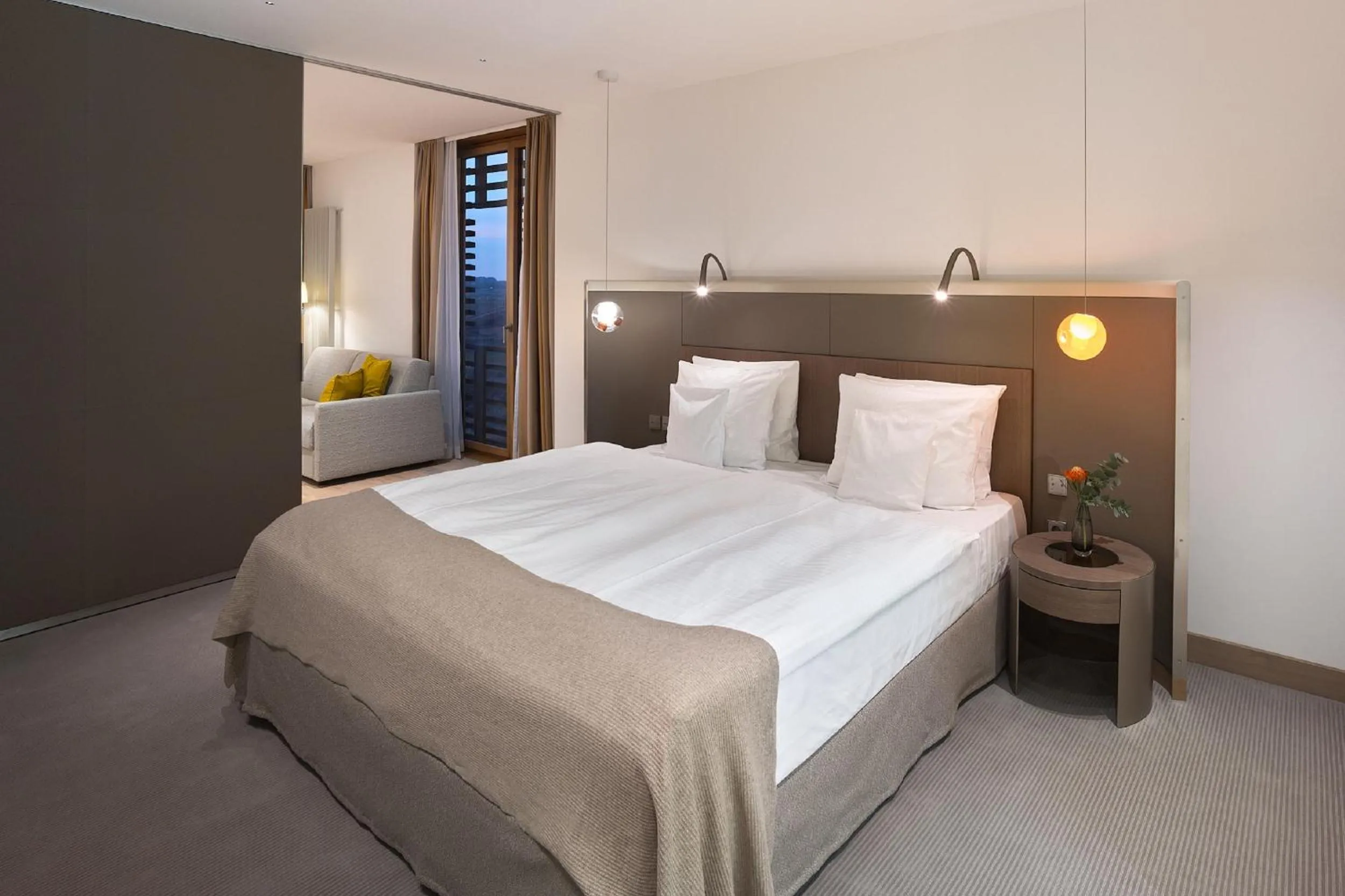 Bed in BUDERSAND Hotel - Golf & Spa - Sylt