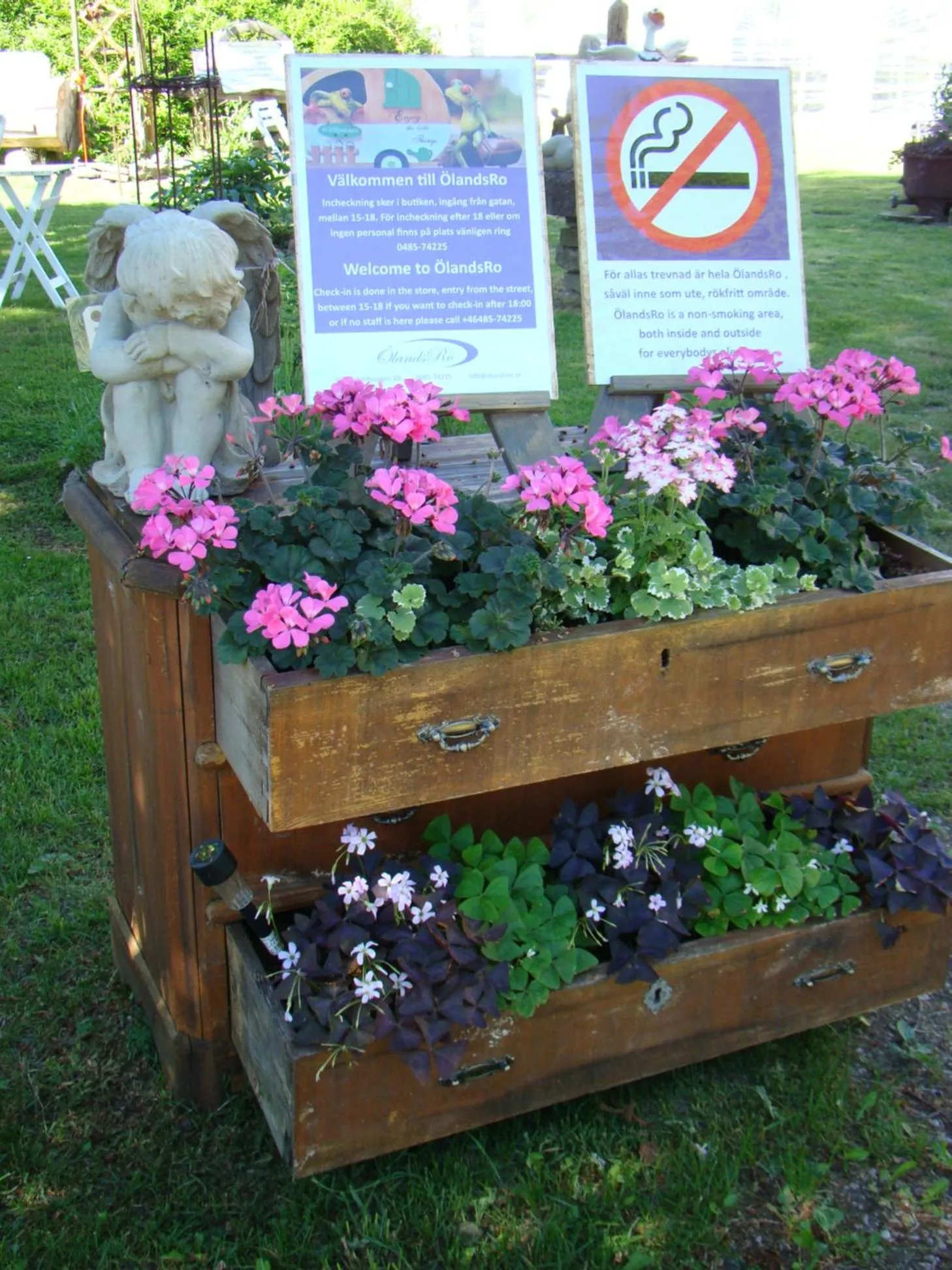 Garden in ÖlandsRo B&B