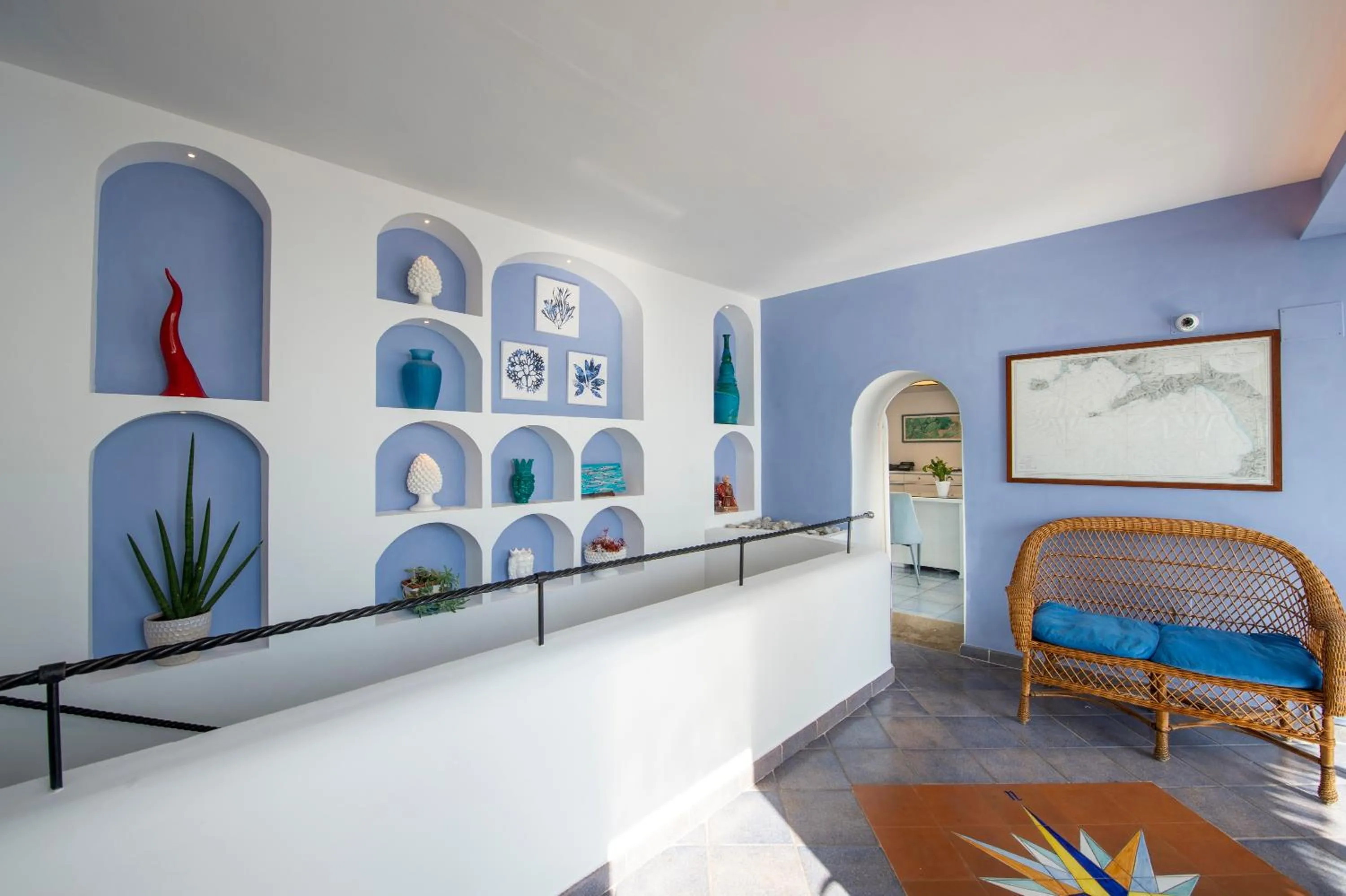 Lobby or reception in Maresca Hotel Praiano