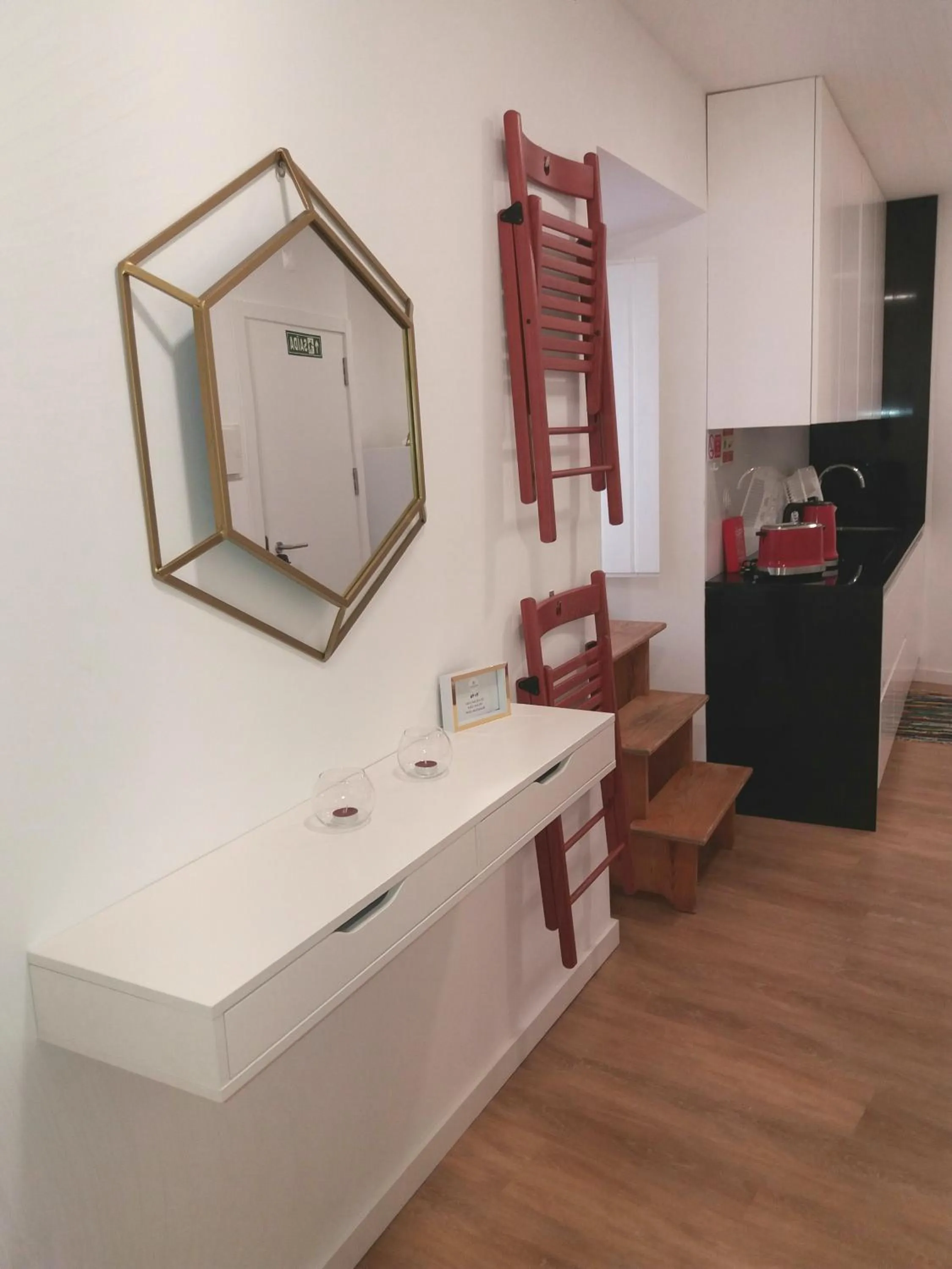 Kitchen or kitchenette in Residenza Dutzu - Aparthotel Leiria