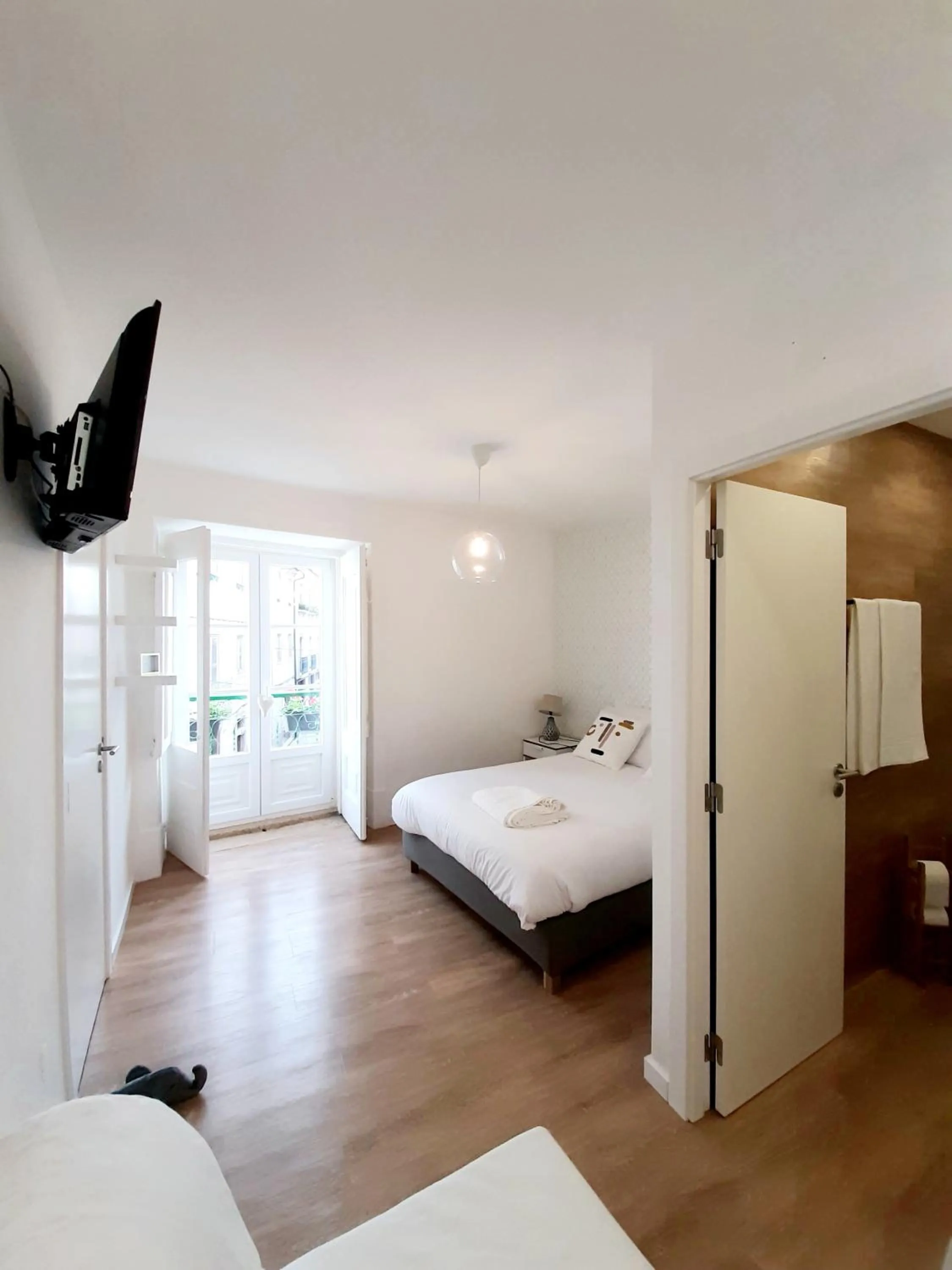 Bedroom, Bed in Residenza Dutzu - Aparthotel Leiria