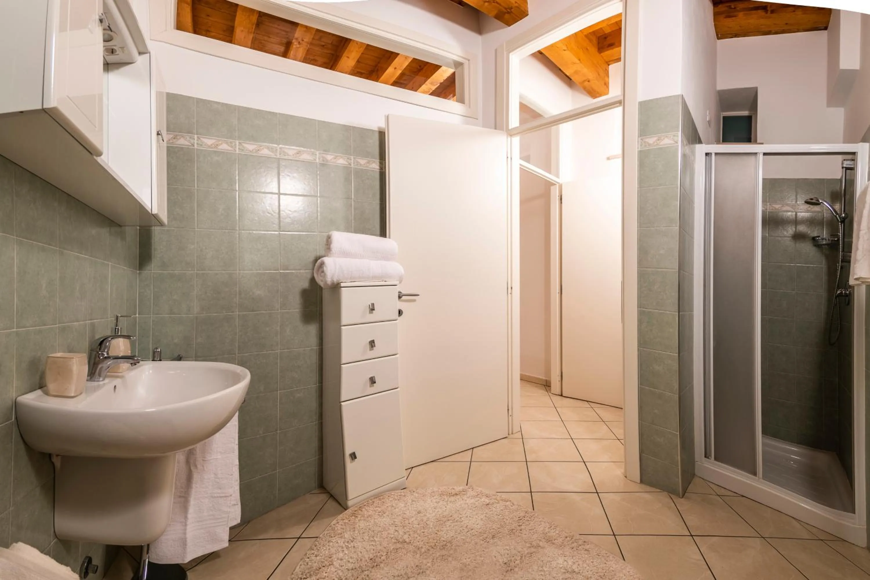 Shower in Flowers Apartments