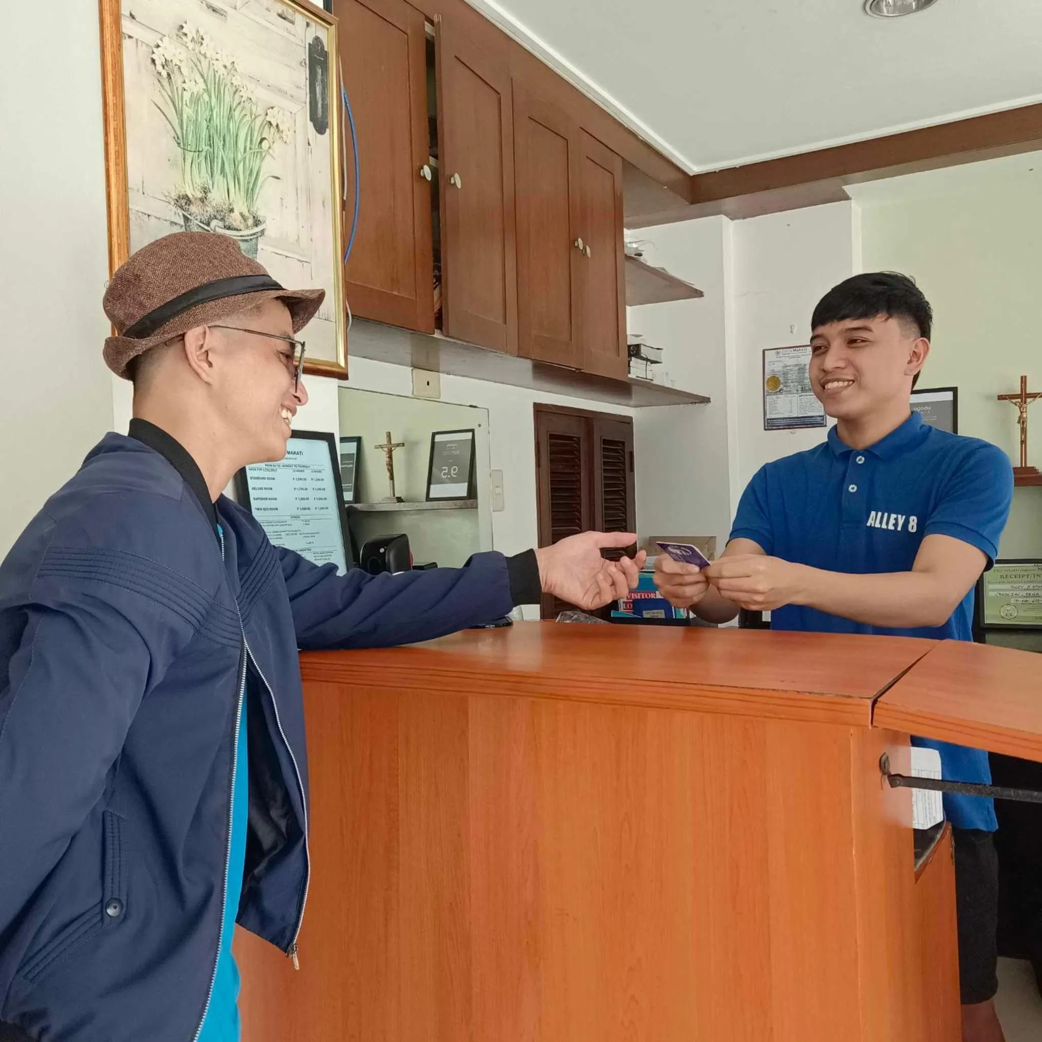 Lobby or reception in Alley 8 Makati