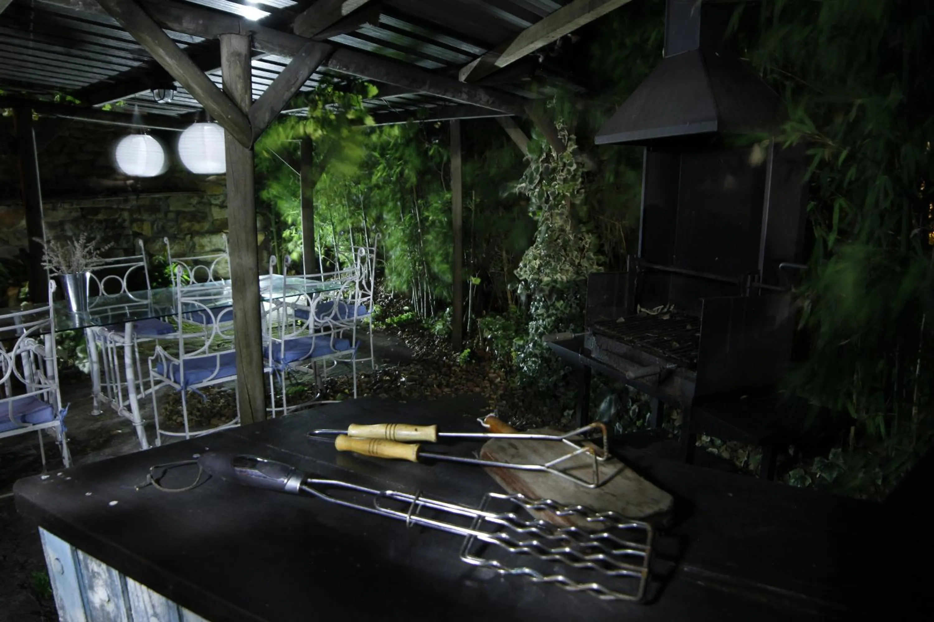 BBQ facilities in Agroturismo Ibarra