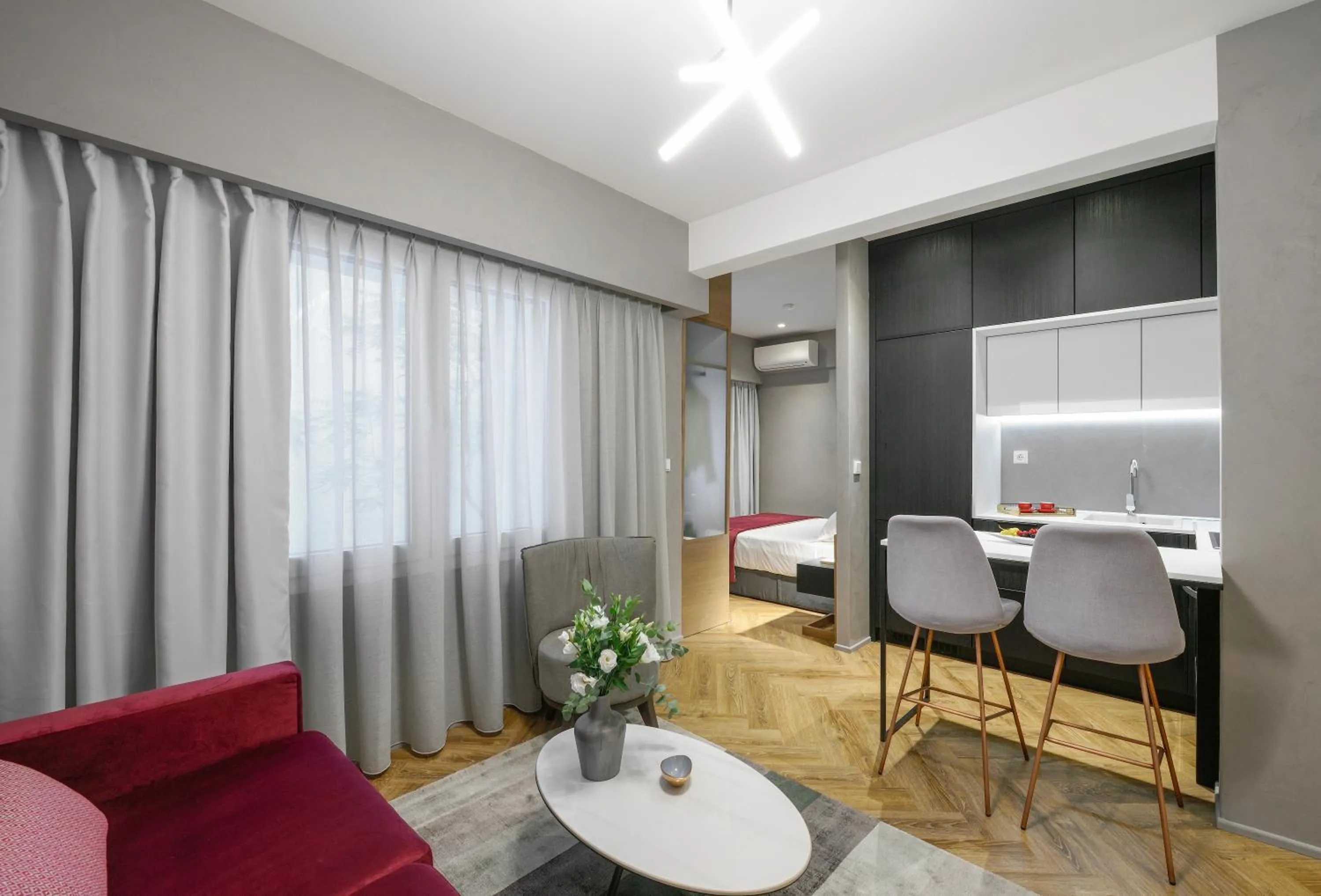 Living room in Olvios Luxury Suites