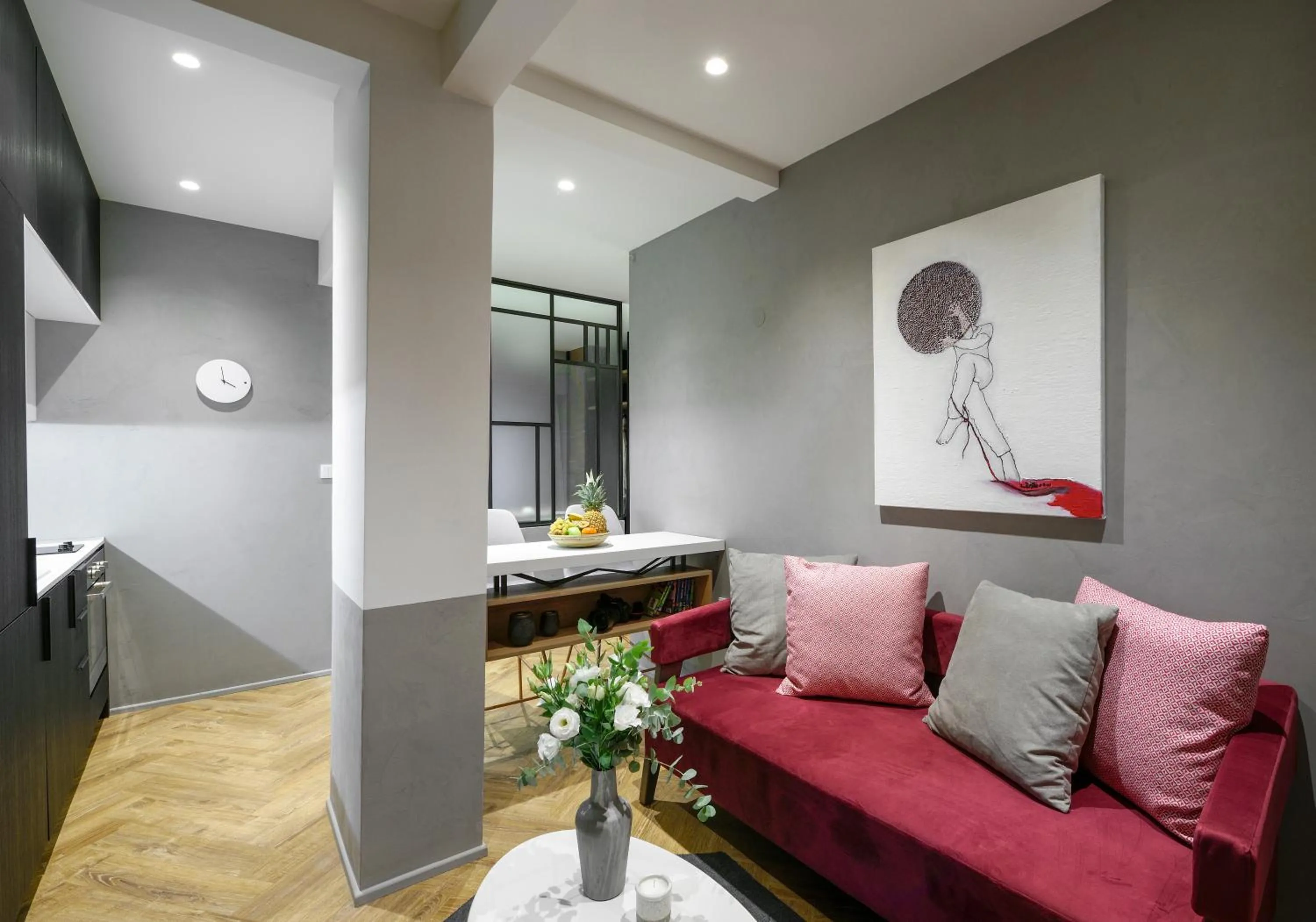 Living room in Olvios Luxury Suites