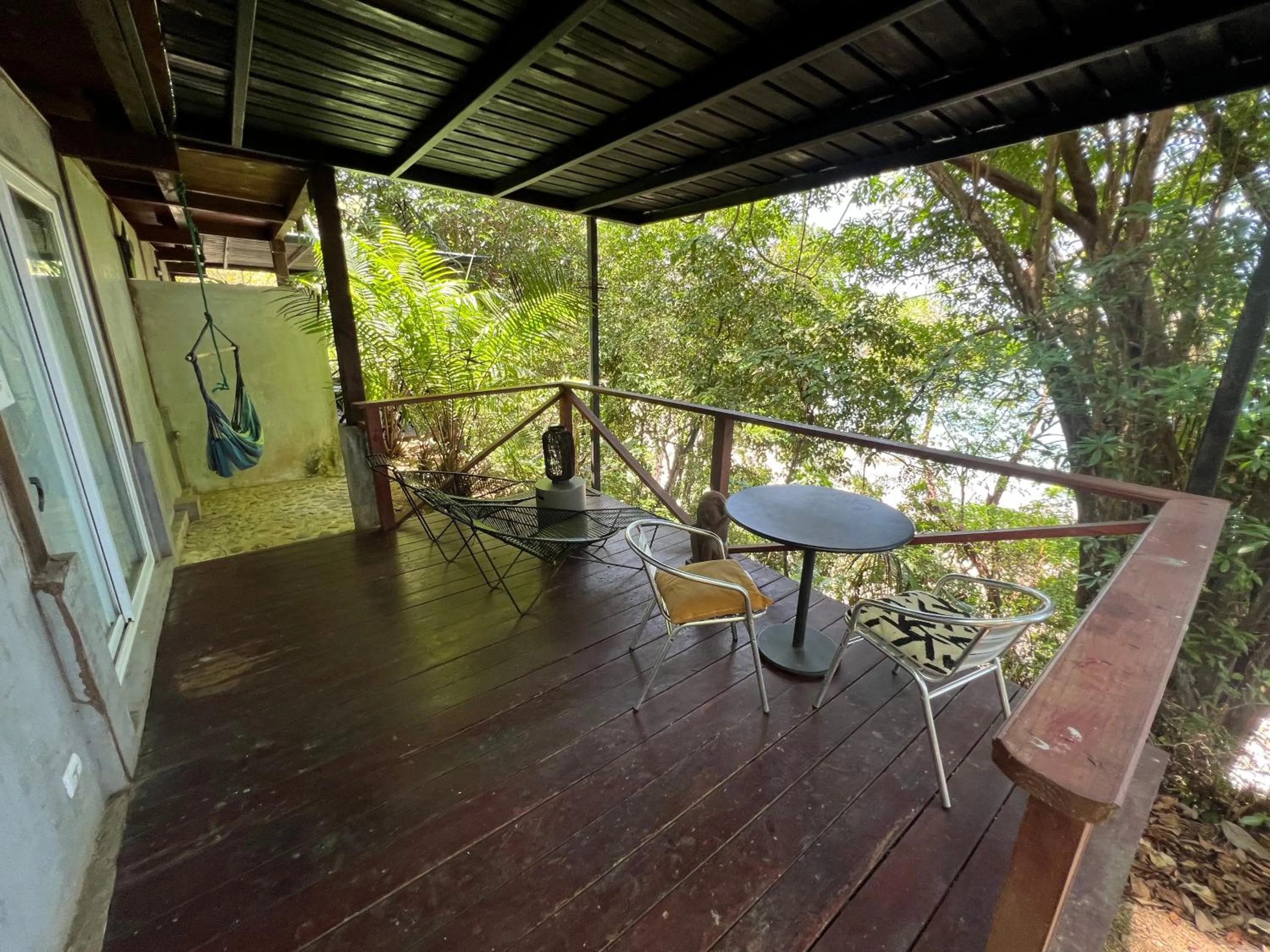 Garden view in Saboga Lodge