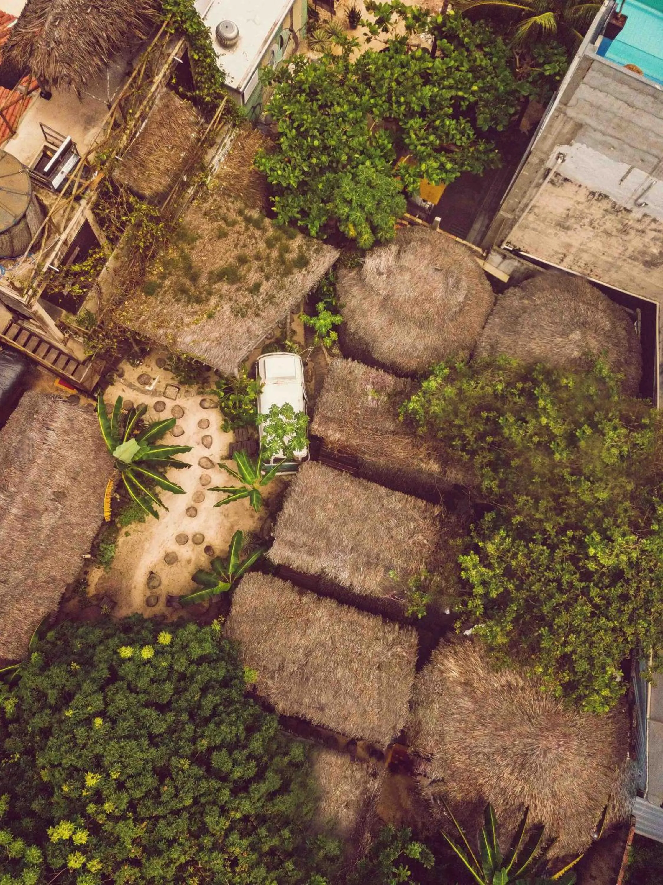 Bird's eye view in Raiz Hostel