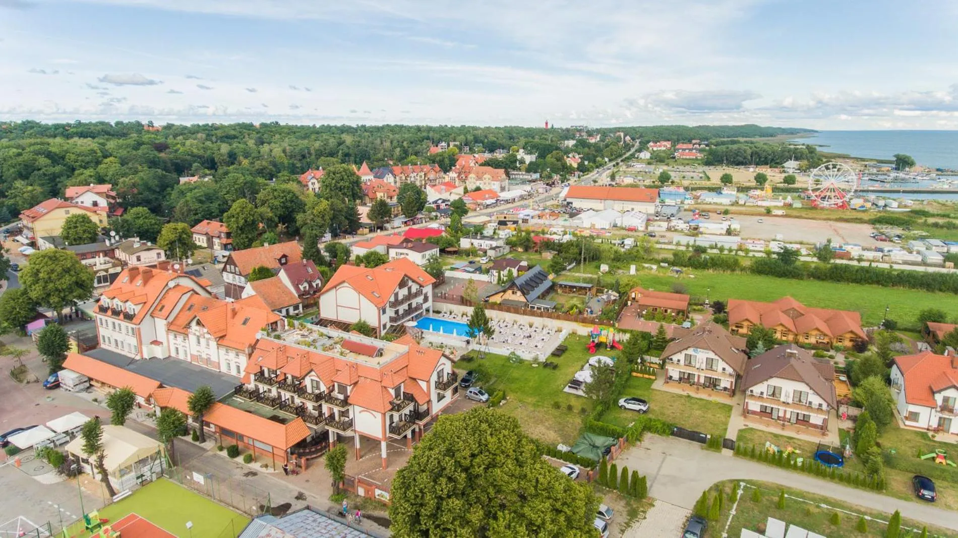 Bird's eye view in Hotel Kahlberg