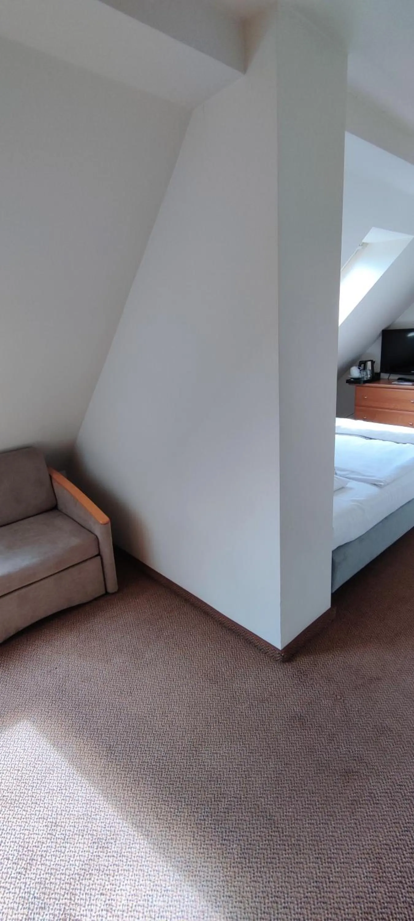 Seating area, Bed in Hotel Kahlberg