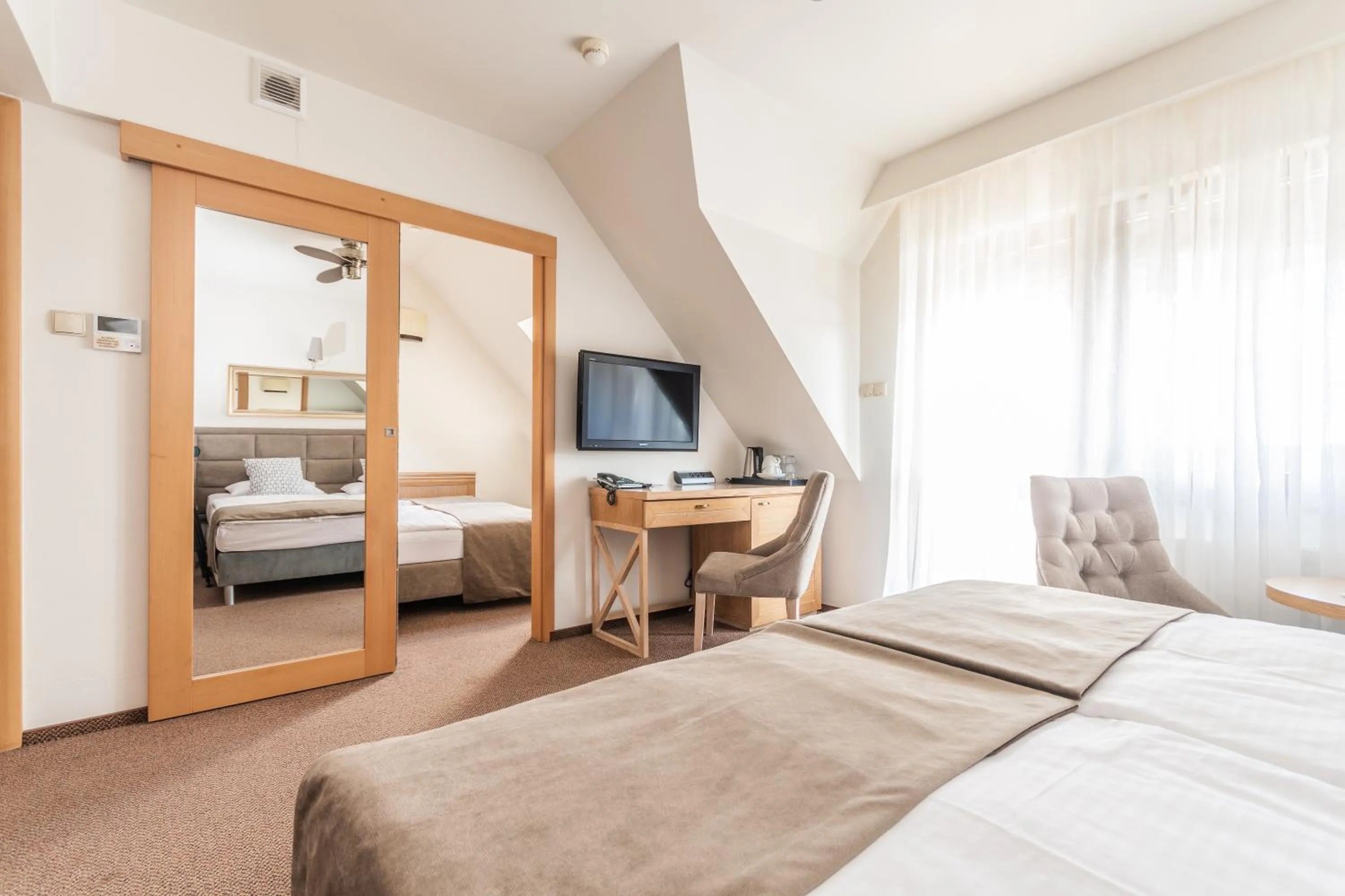 Bed in Hotel Kahlberg