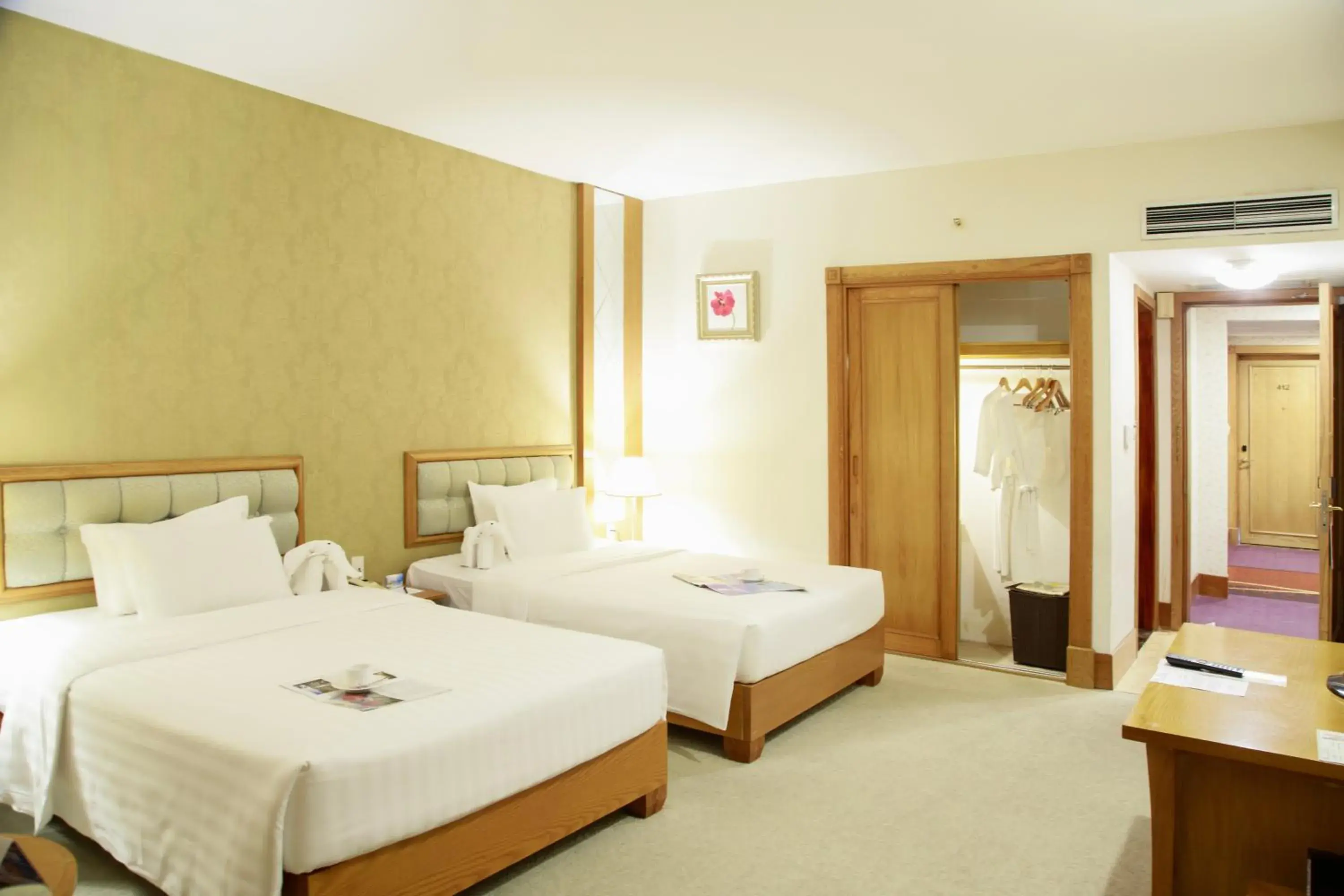 Bed in Sai Gon Dong Ha Hotel - a member of Saigontourist Group Bed in Sai Gon Dong Ha Hotel - a member of Saigontourist Group