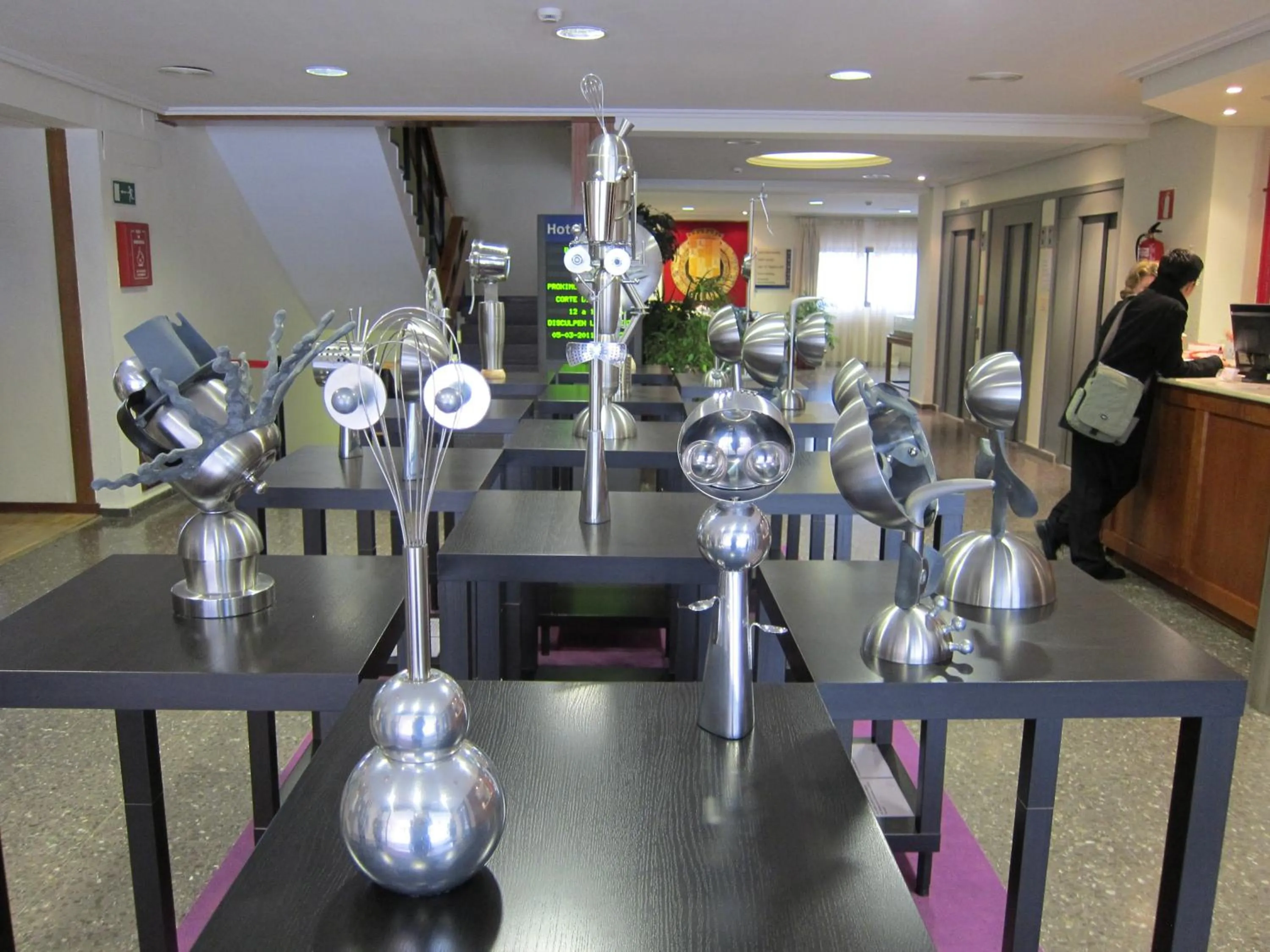 Lobby or reception in Hotel Escuela Madrid