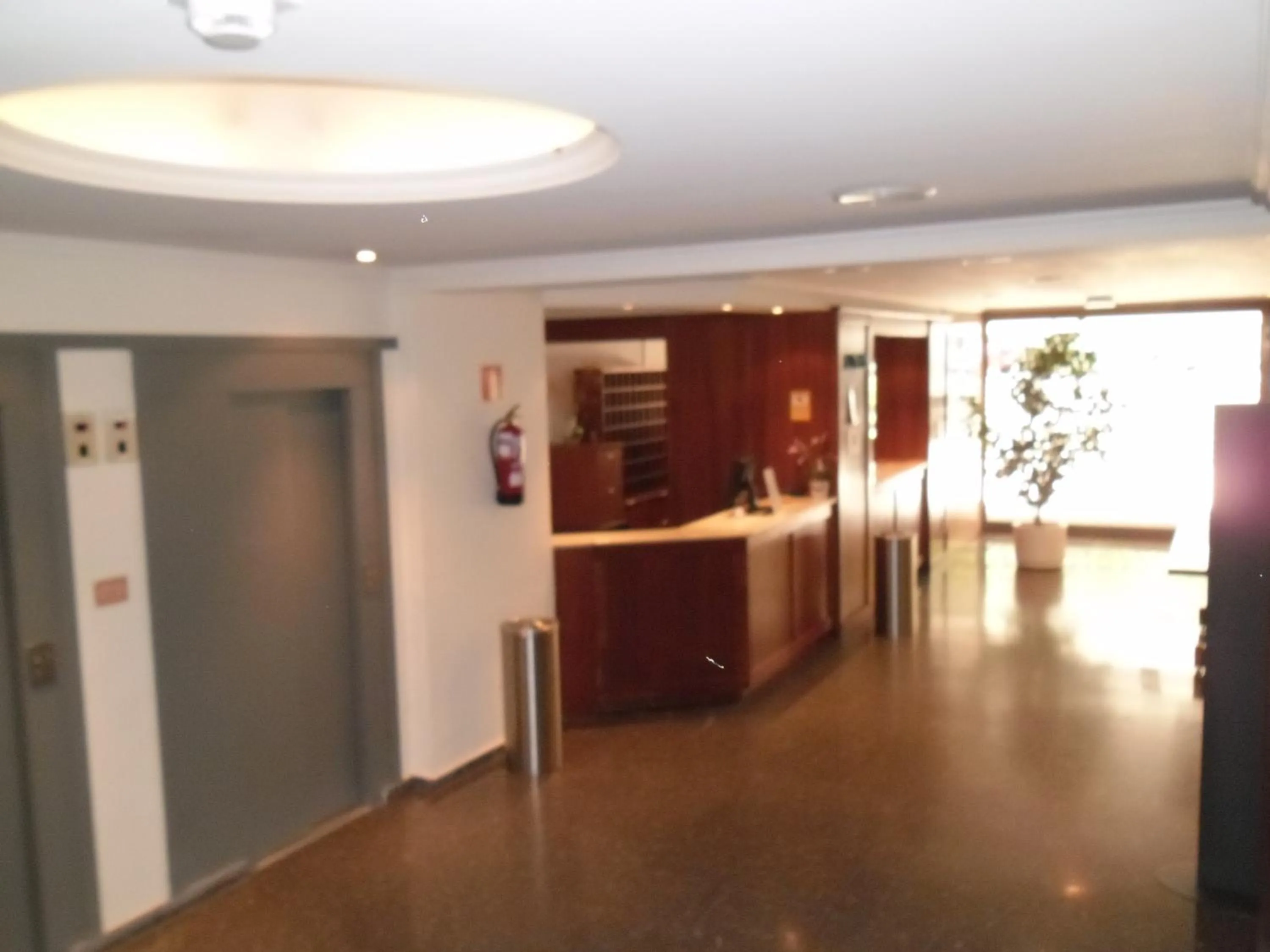 Lobby or reception in Hotel Escuela Madrid