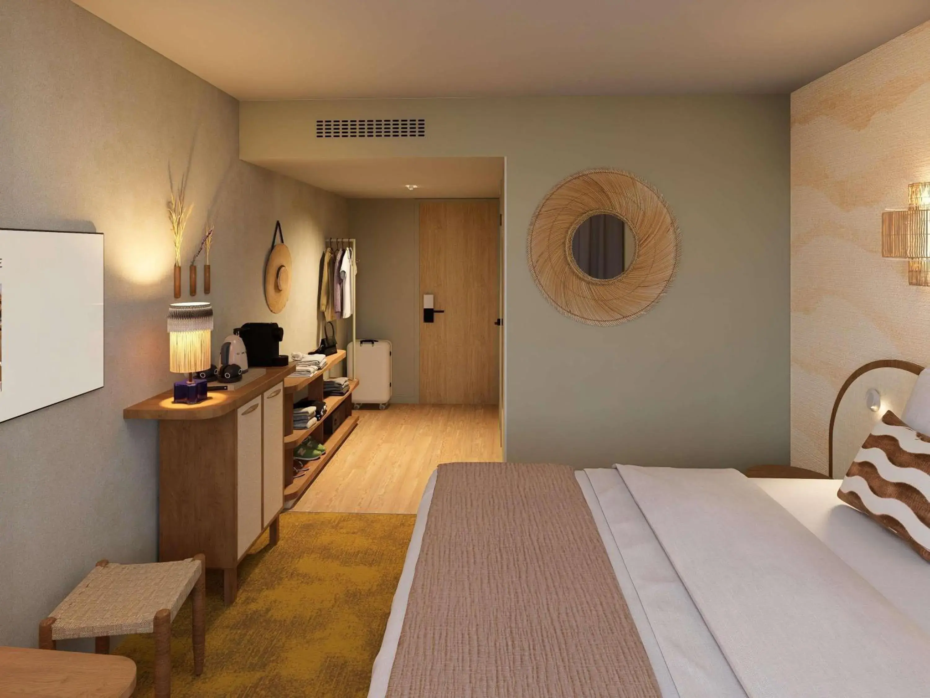 Bedroom, Bed in Mercure Pont d’Avignon Centre Bedroom, Bed in Mercure Pont d’Avignon Centre