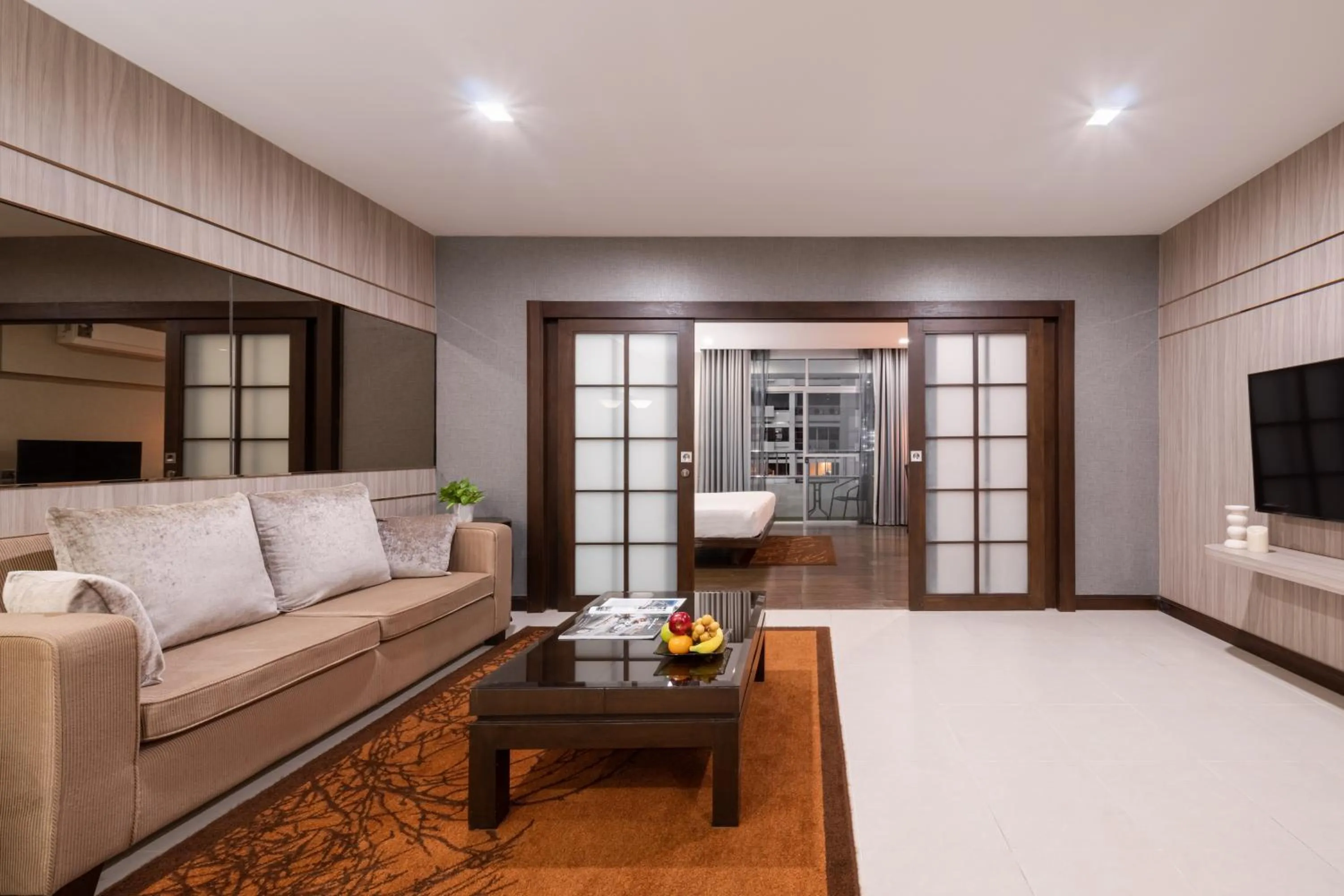 Living room in Grand Asoke Suites Boutique Residence
