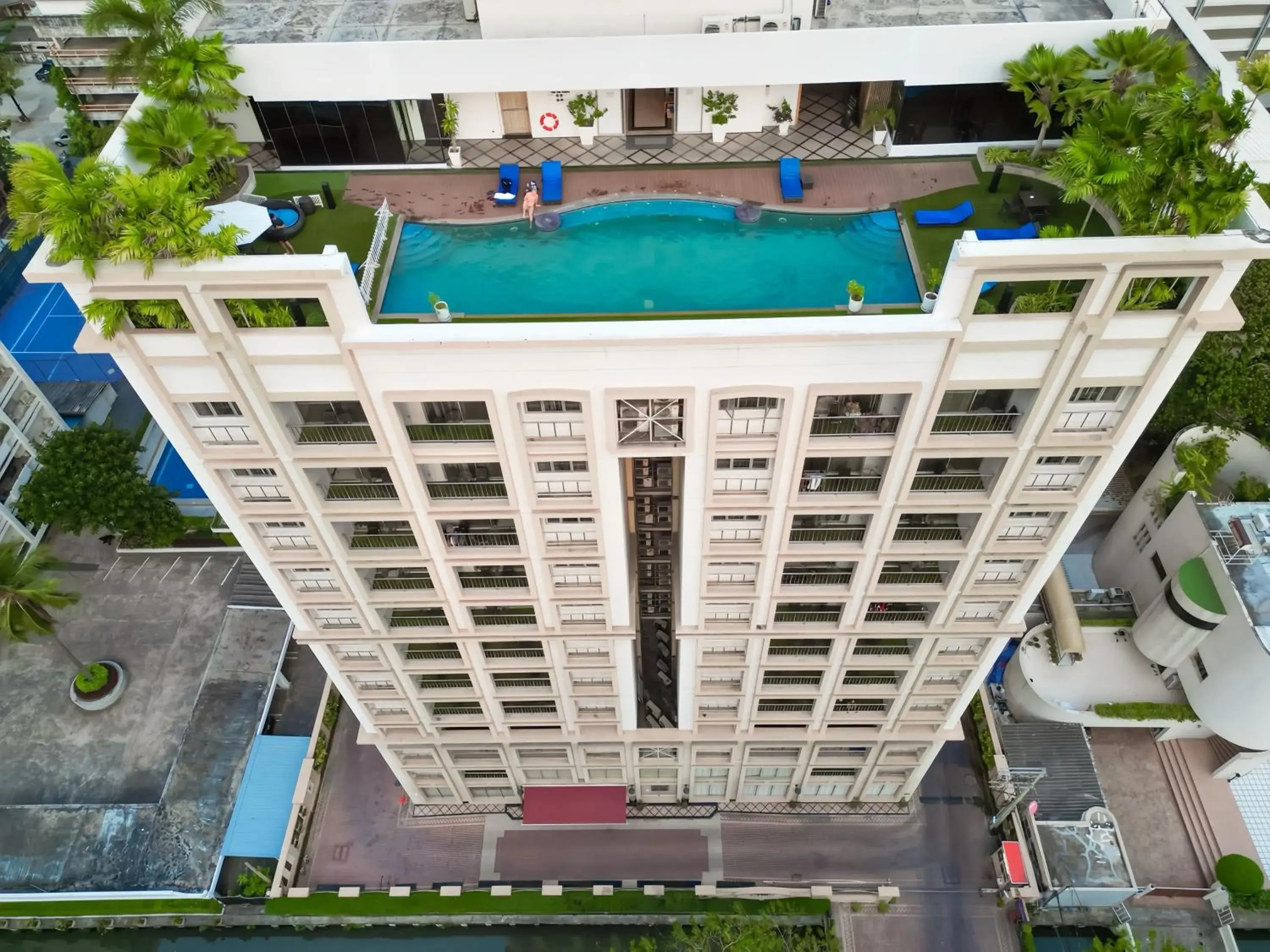 Property building in Grand Asoke Suites Boutique Residence Property building in Grand Asoke Suites Boutique Residence