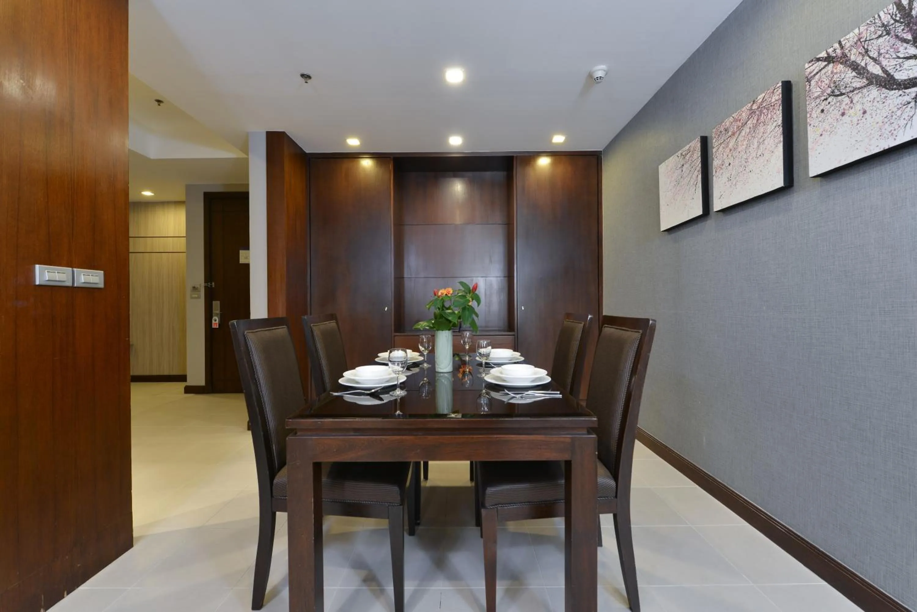 Dining area in Grand Asoke Suites Boutique Residence
