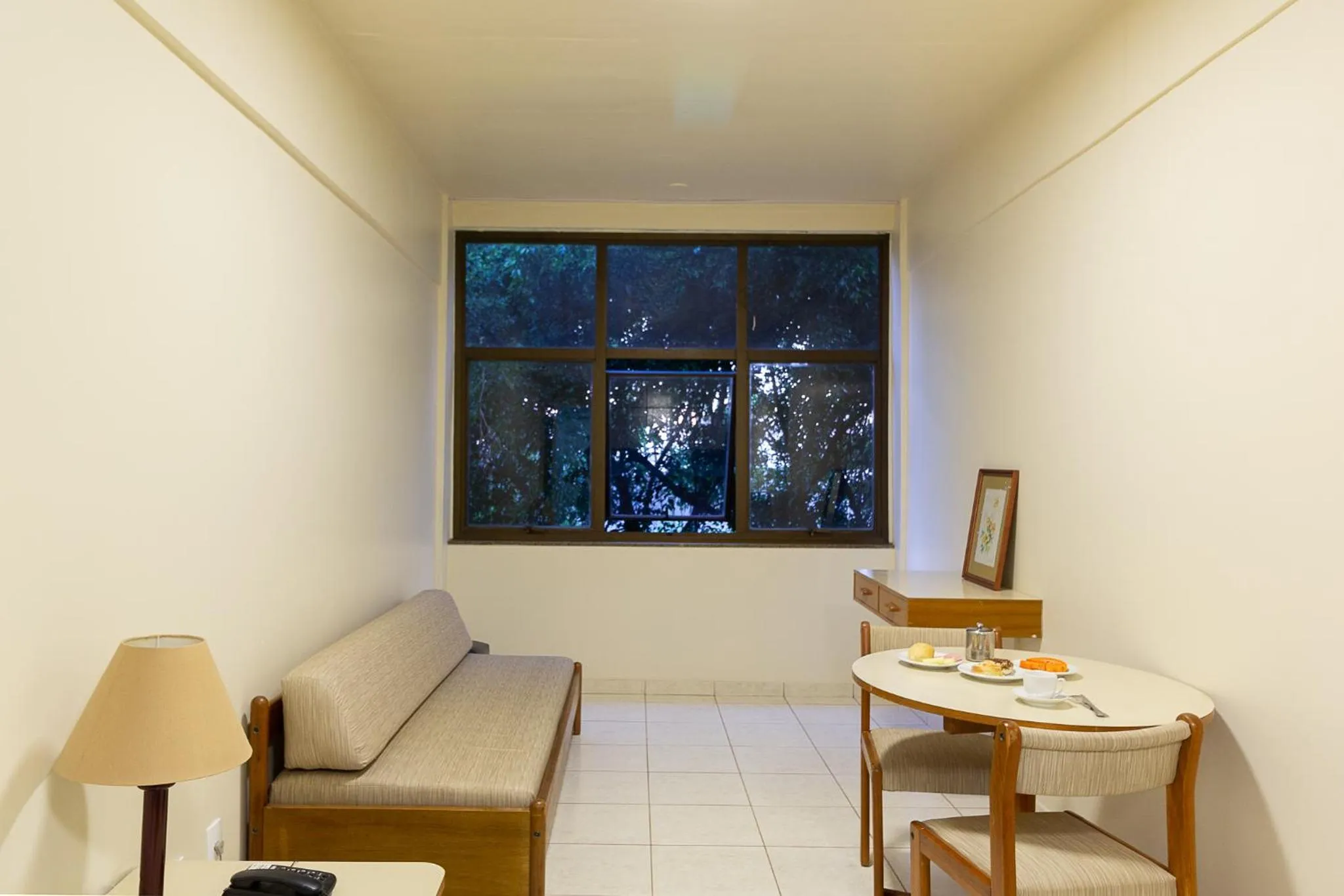 Living room in Uberaba Apart Hotel by Easy Hotéis
