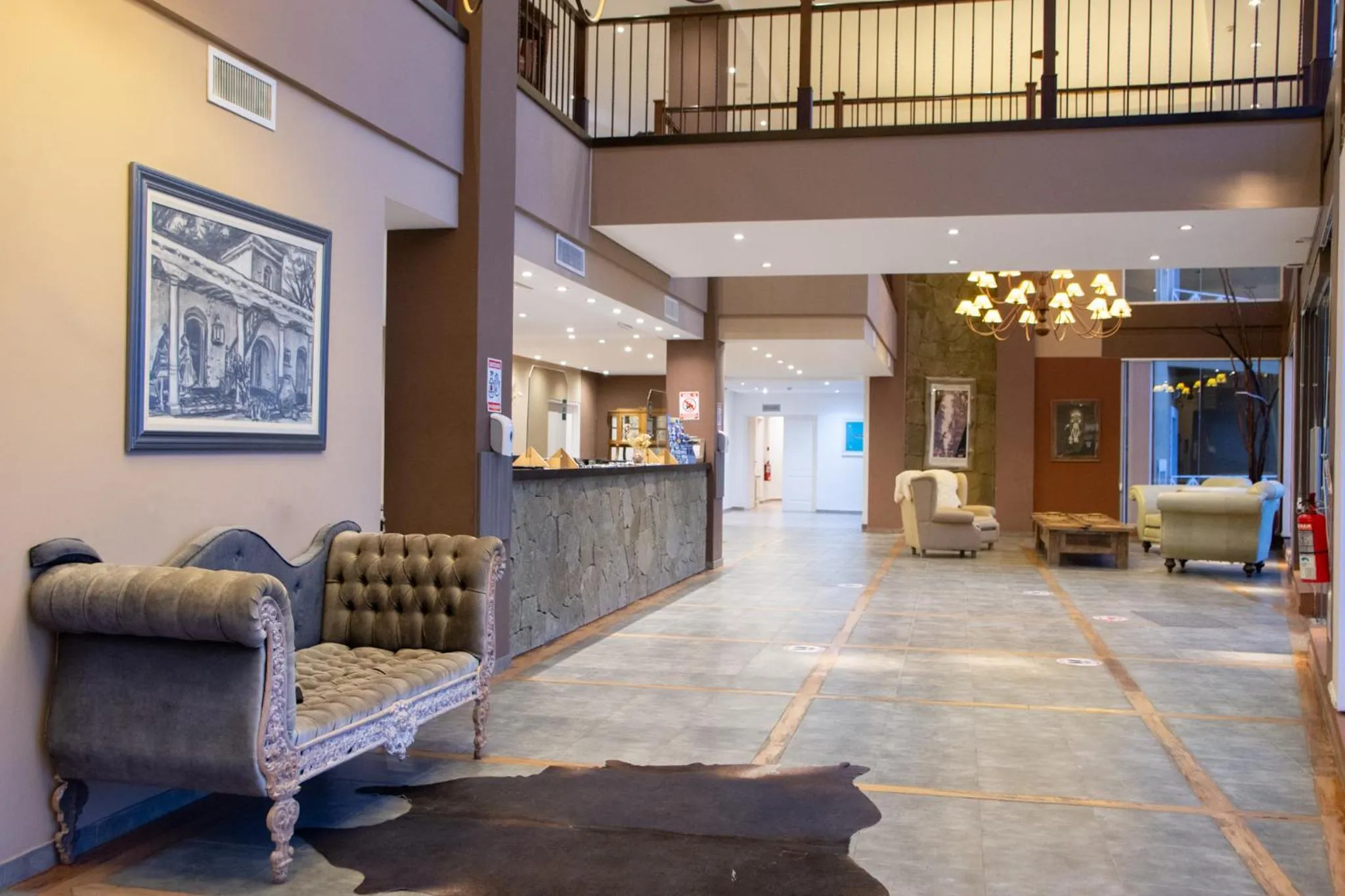 Lobby or reception in Hotel Las Dunas