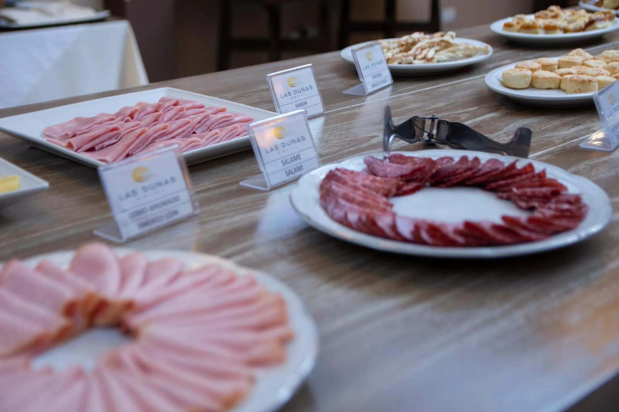 Continental breakfast in Hotel Las Dunas