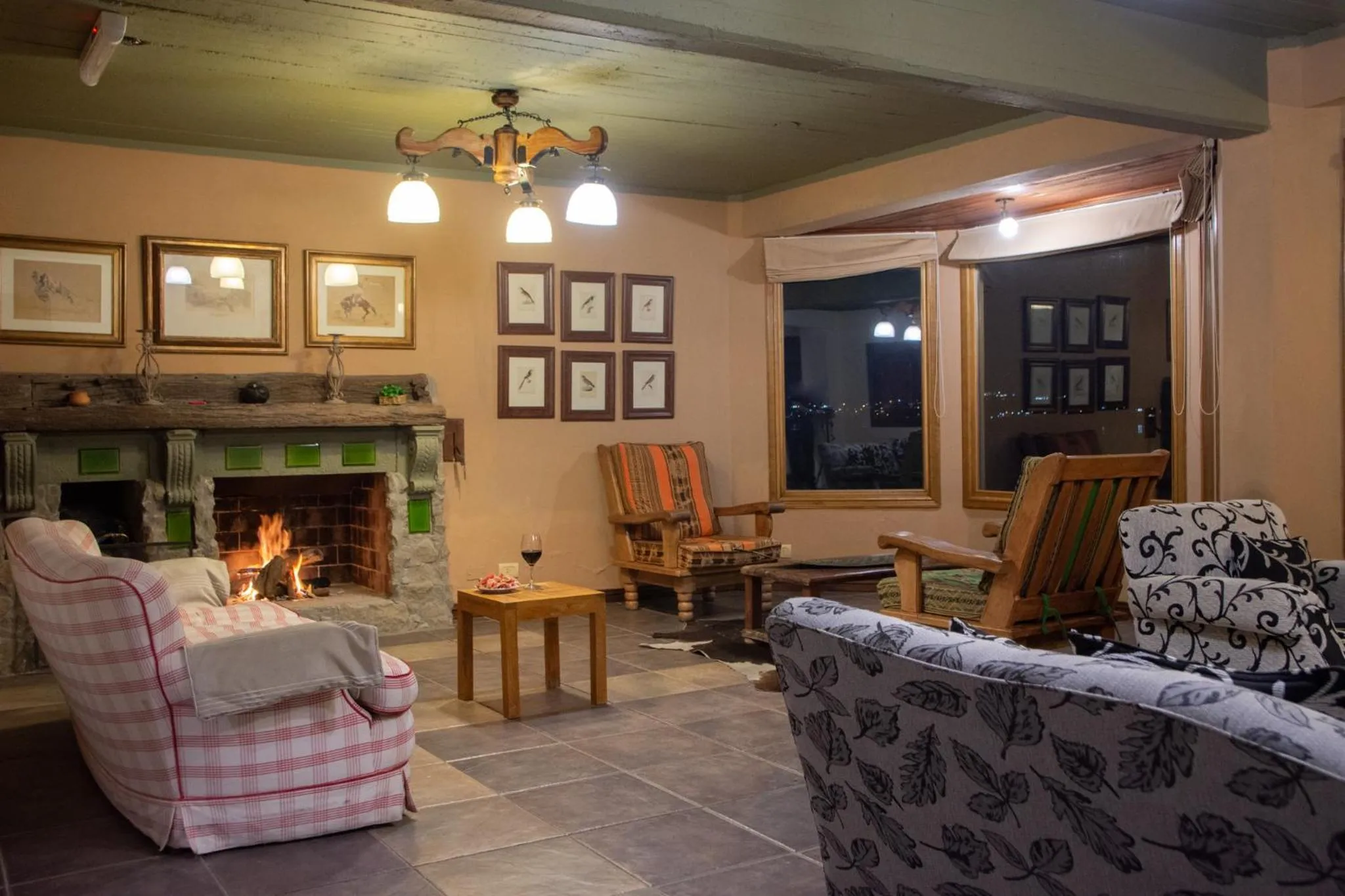 Living room in Hotel Las Dunas