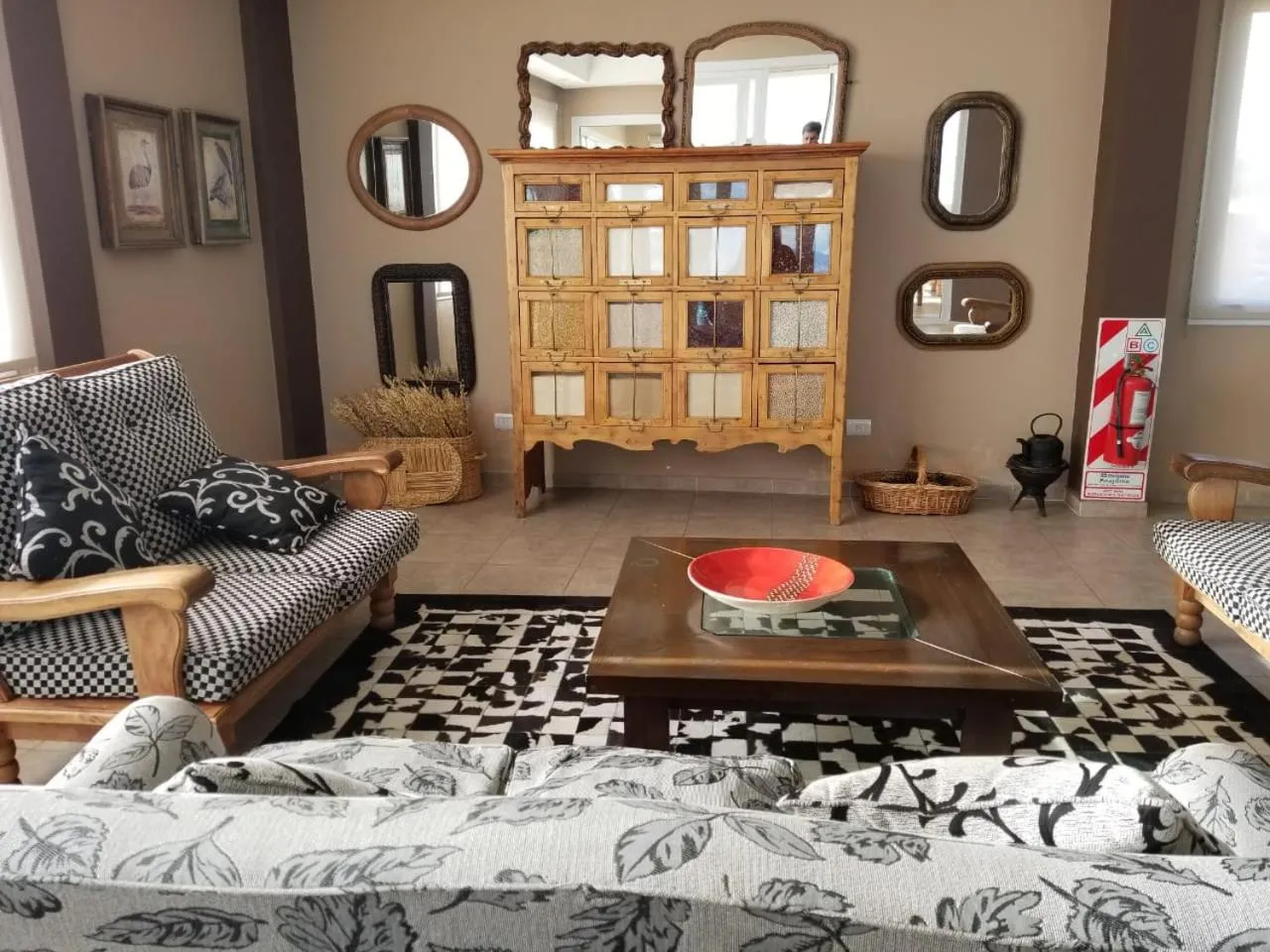 Living room in Hotel Las Dunas