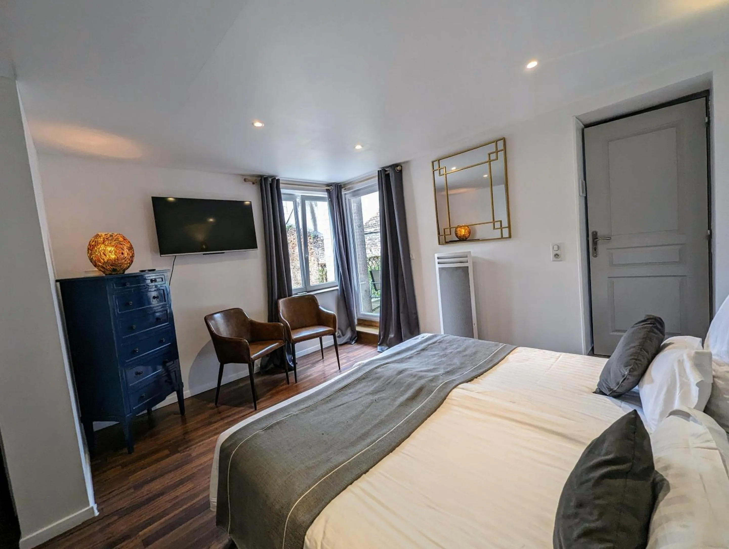 Bedroom, Bed in Chambres d'Hôtes La Filature