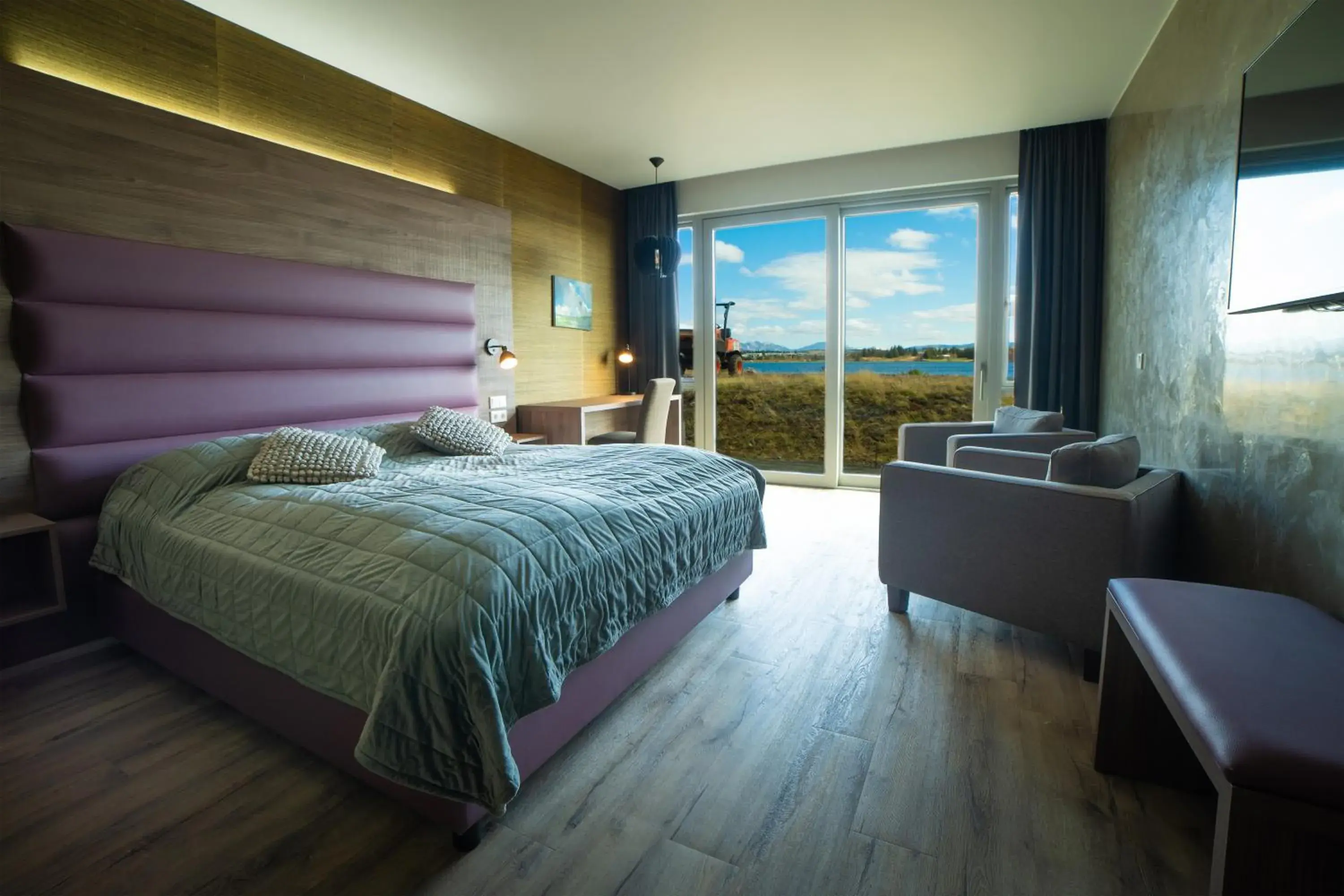 Photo of the whole room, Bed in Hotel Kriunes Photo of the whole room, Bed in Hotel Kriunes