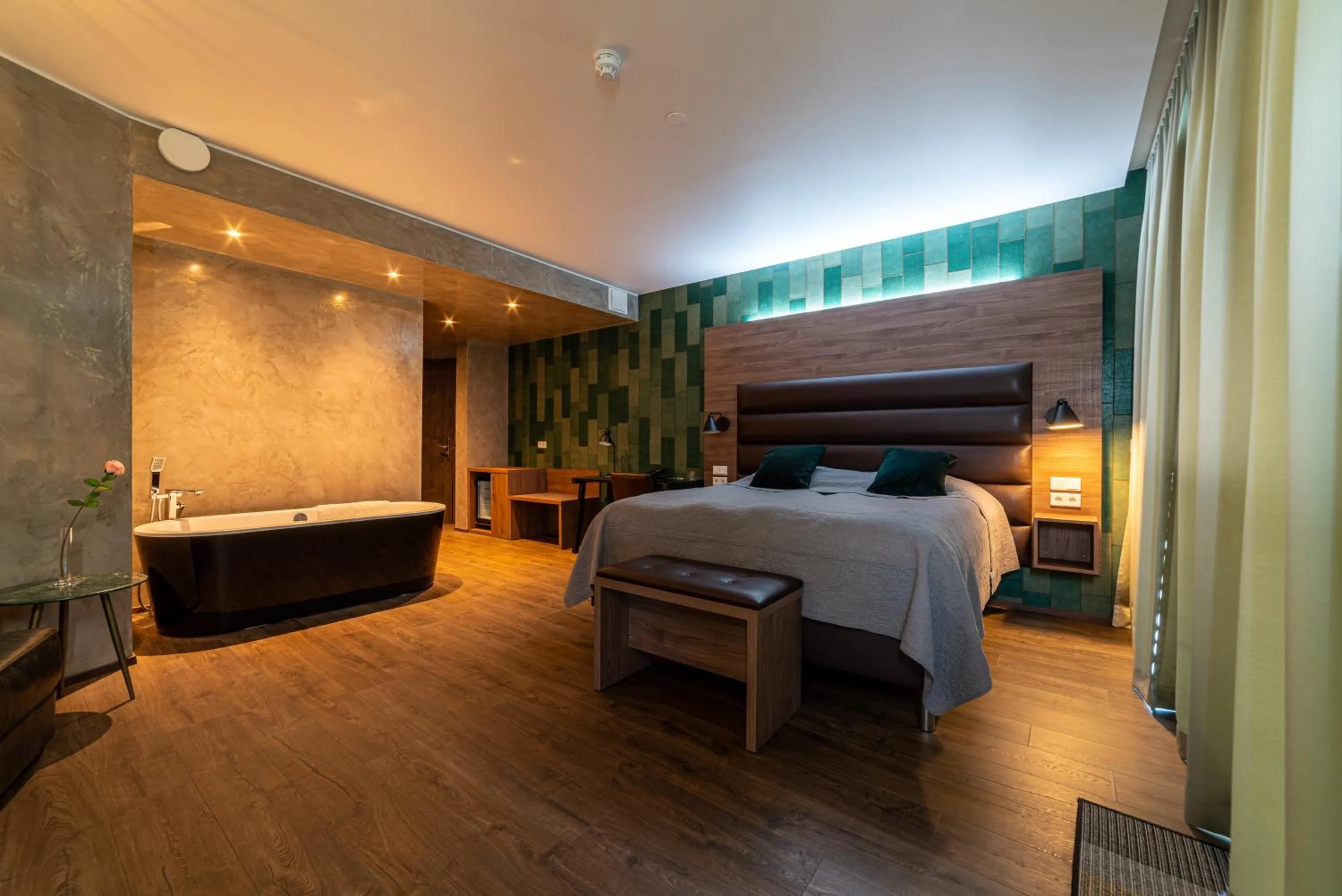 Bed in Hotel Kriunes