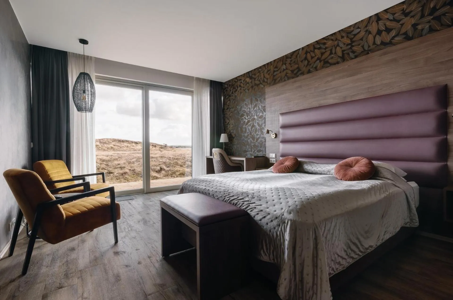 Bed in Hotel Kriunes