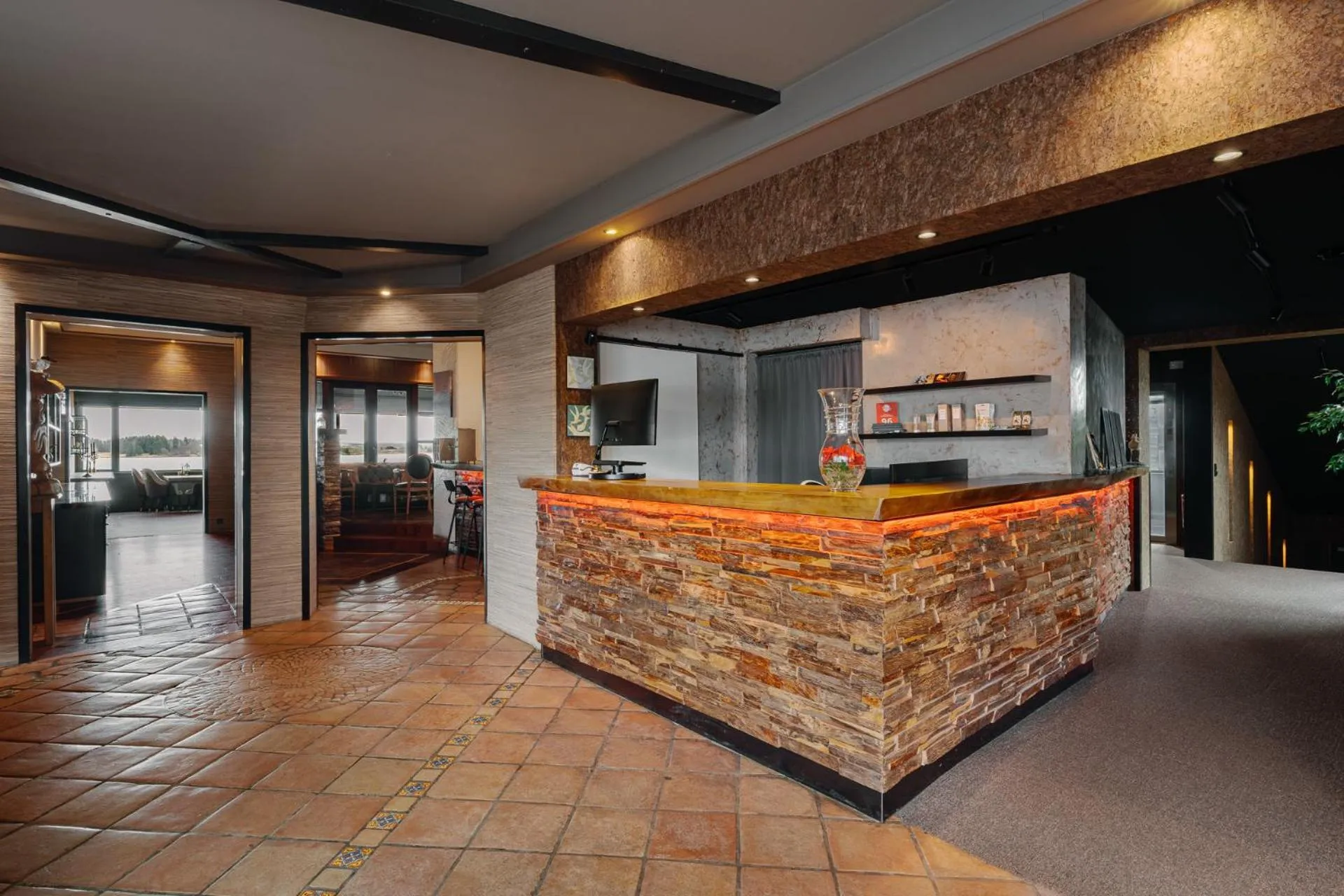 Lobby or reception in Hotel Kriunes