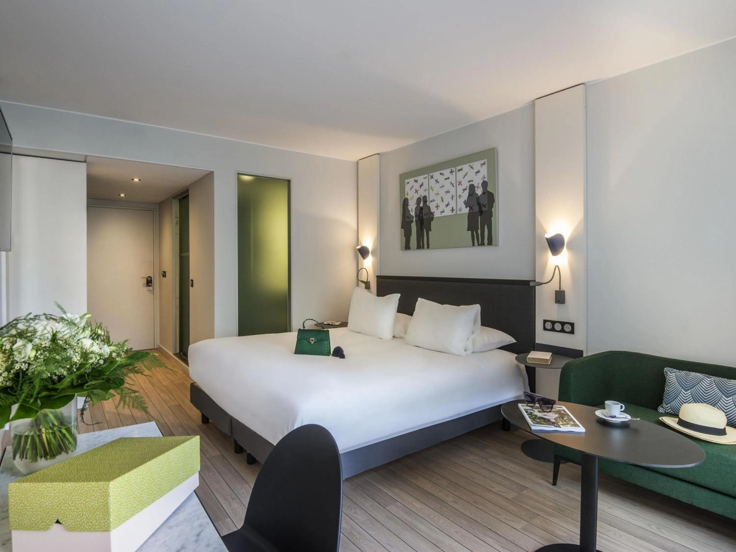 Bedroom, Bed in Mercure Ajaccio