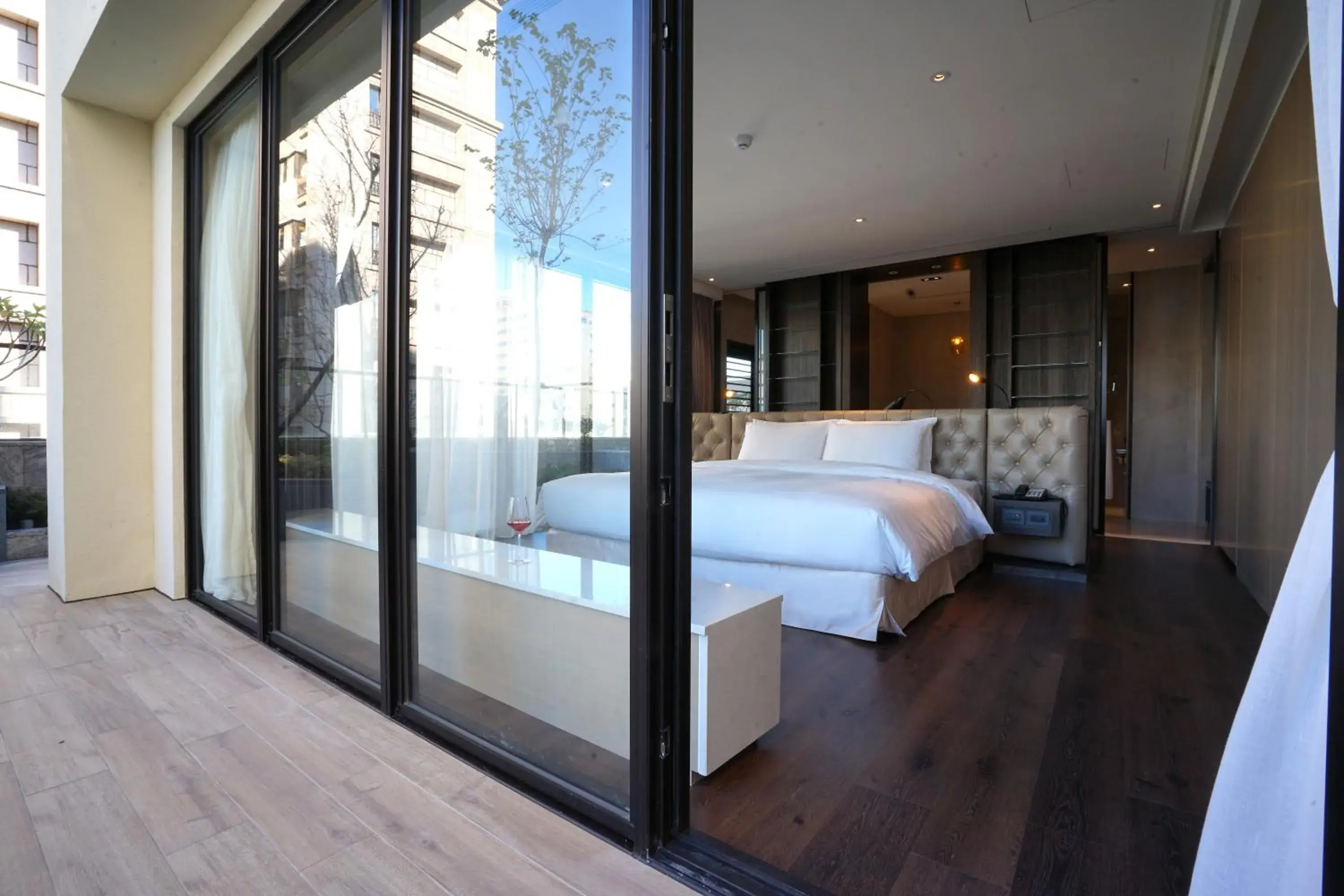 Photo of the whole room, Bed in Hotel Mvsa+Michelin 2 Starred Molino de Urdàniz Photo of the whole room, Bed in Hotel Mvsa+Michelin 2 Starred Molino de Urdàniz