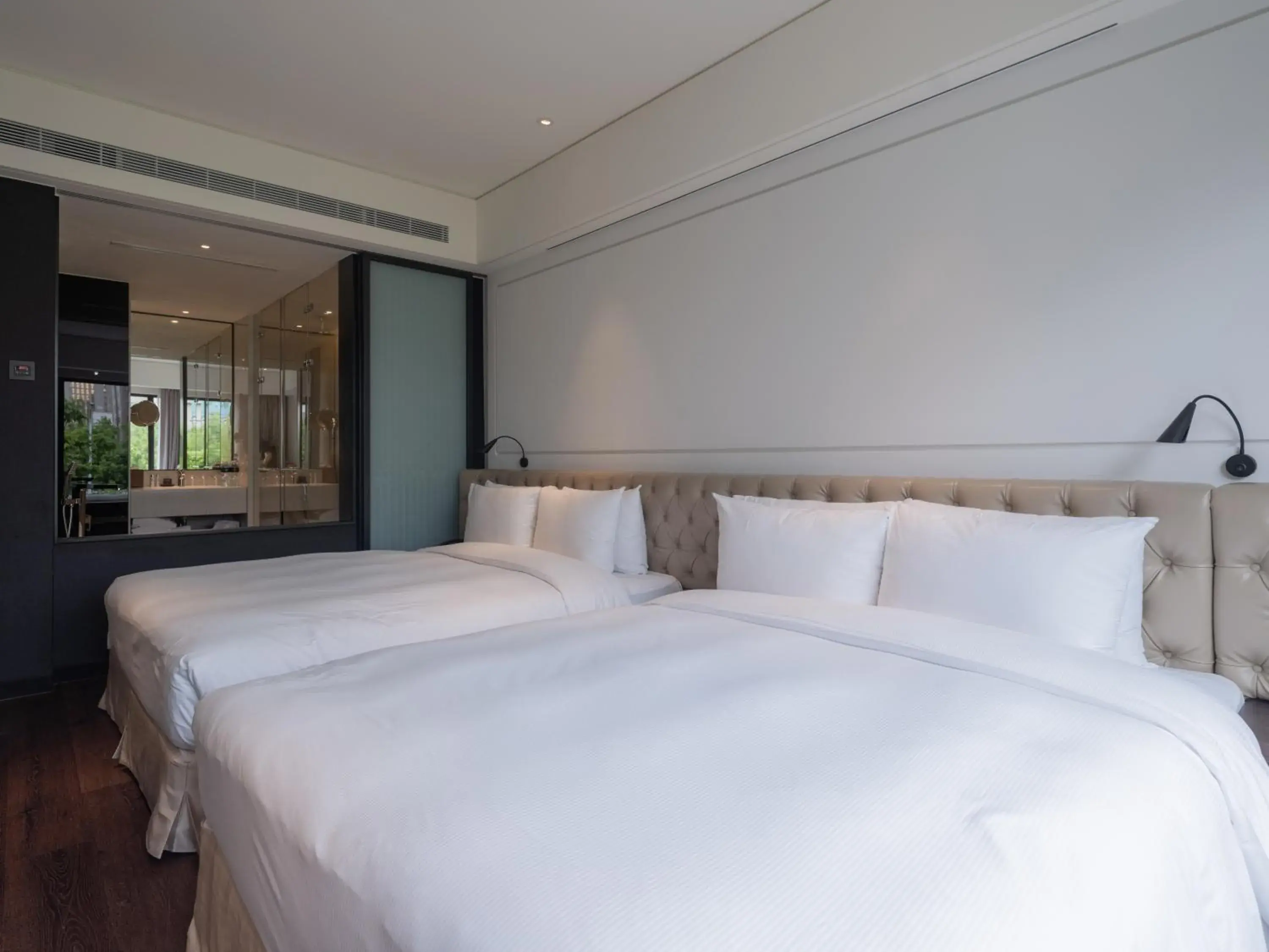 Photo of the whole room, Bed in Hotel Mvsa+Michelin 2 Starred Molino de Urdàniz Photo of the whole room, Bed in Hotel Mvsa+Michelin 2 Starred Molino de Urdàniz