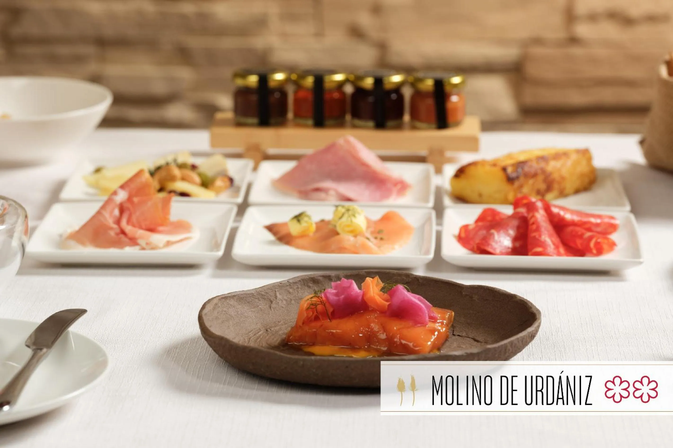 Breakfast in Hotel Mvsa+Michelin 2 Starred Molino de Urdàniz