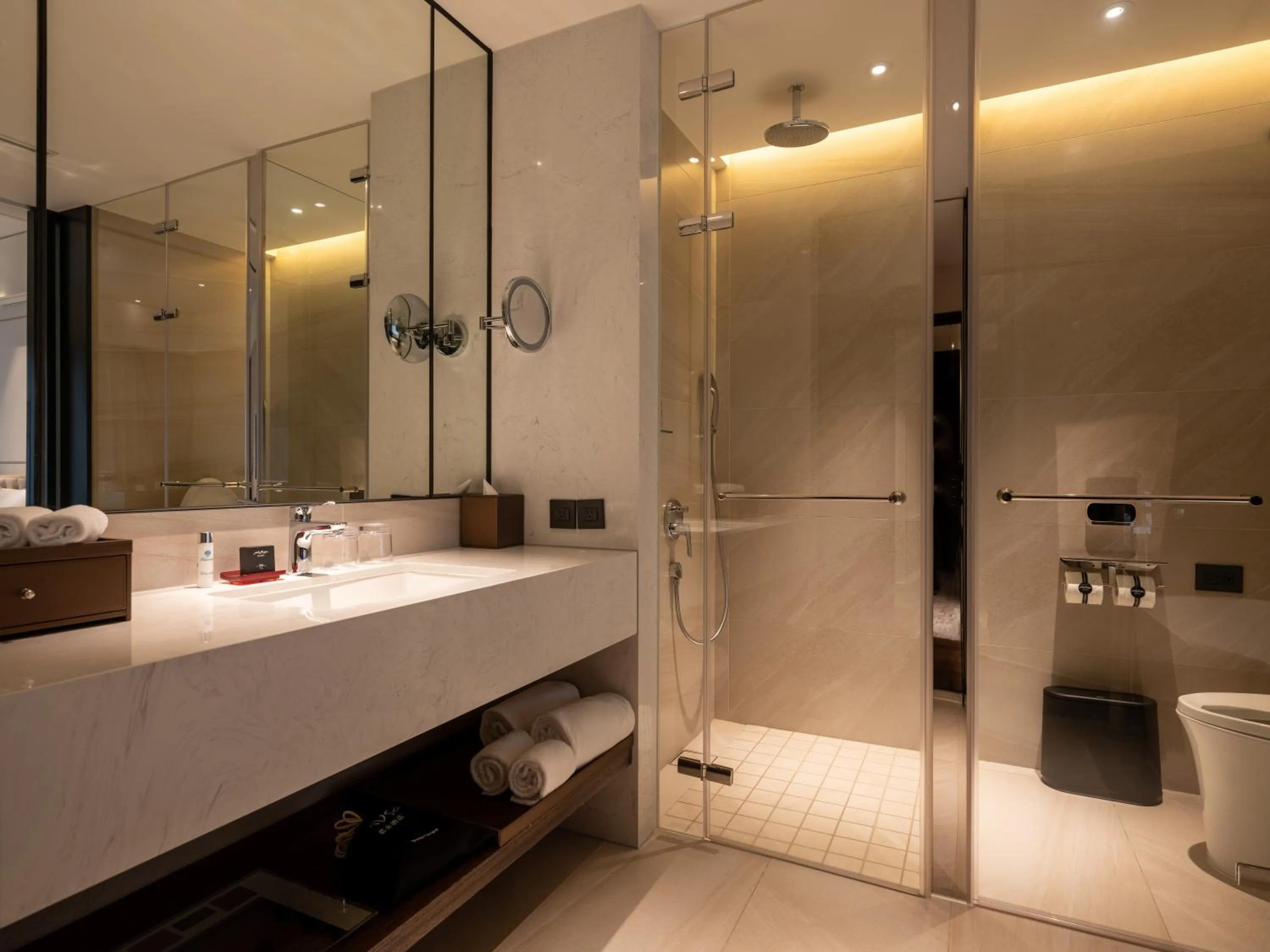 Toilet in Hotel Mvsa+Michelin 2 Starred Molino de Urdàniz