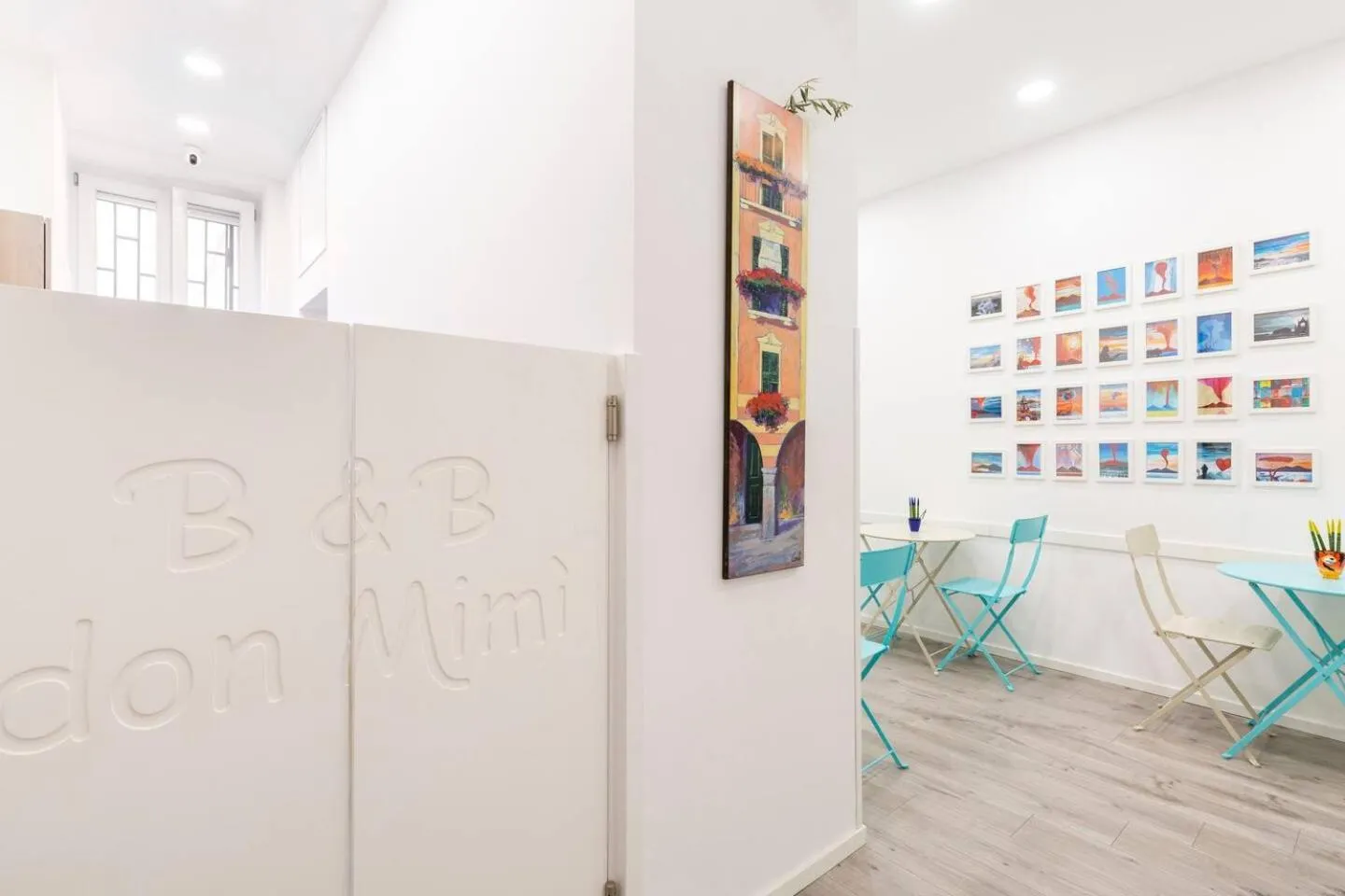 Communal lounge/ TV room in b&b don Mimì