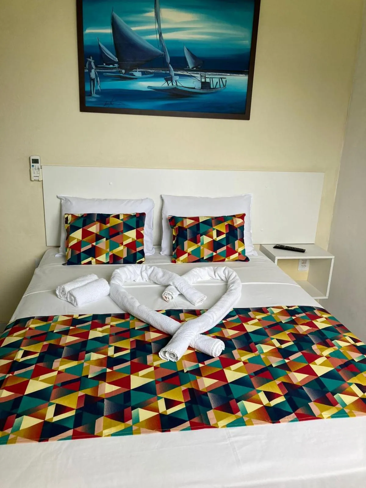 Bedroom, Bed in Pousada Recanto do Sol e Mar